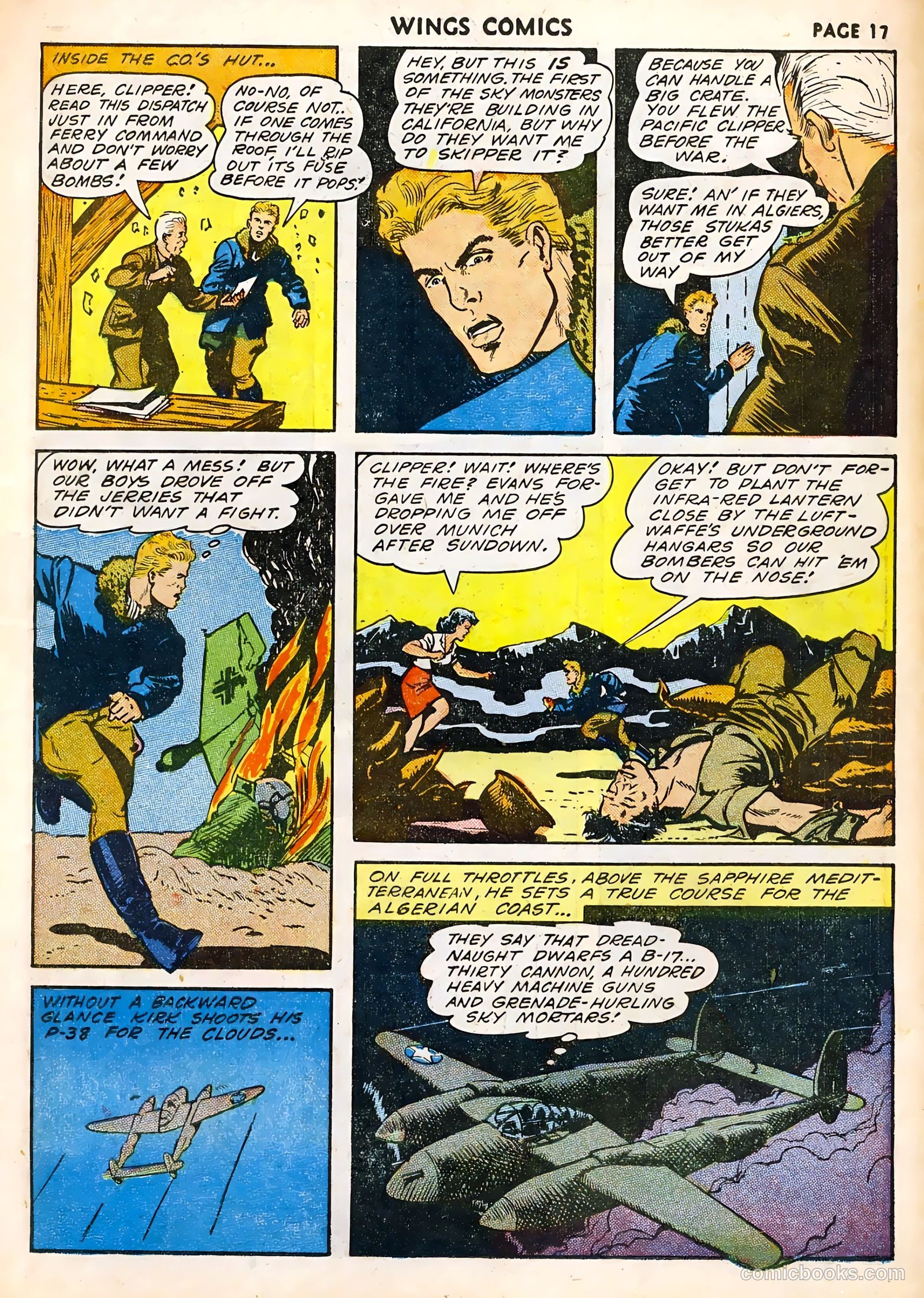 Wings Comics #32 (1943) — page 19 of 68