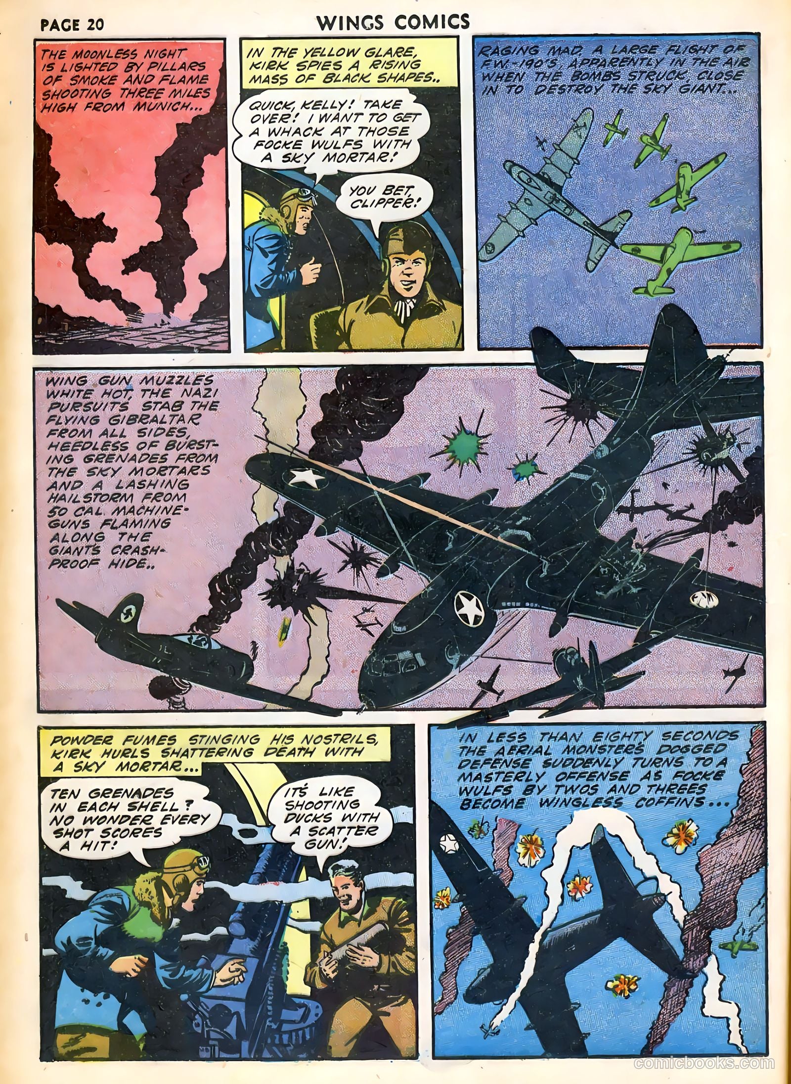 Wings Comics #32 (1943) — page 22 of 68