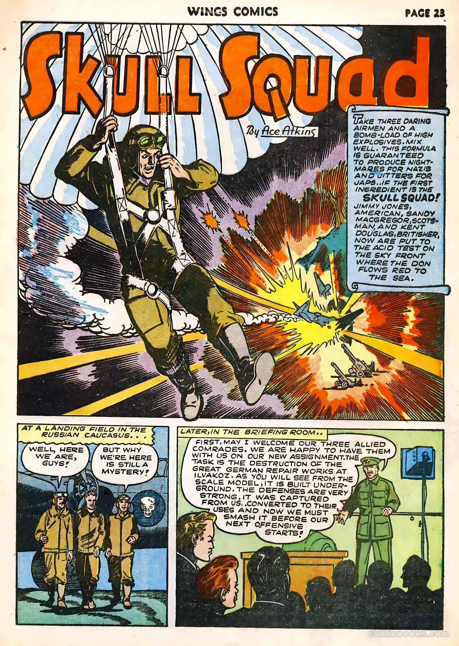 Wings Comics #32 (1943) — page 25 of 68