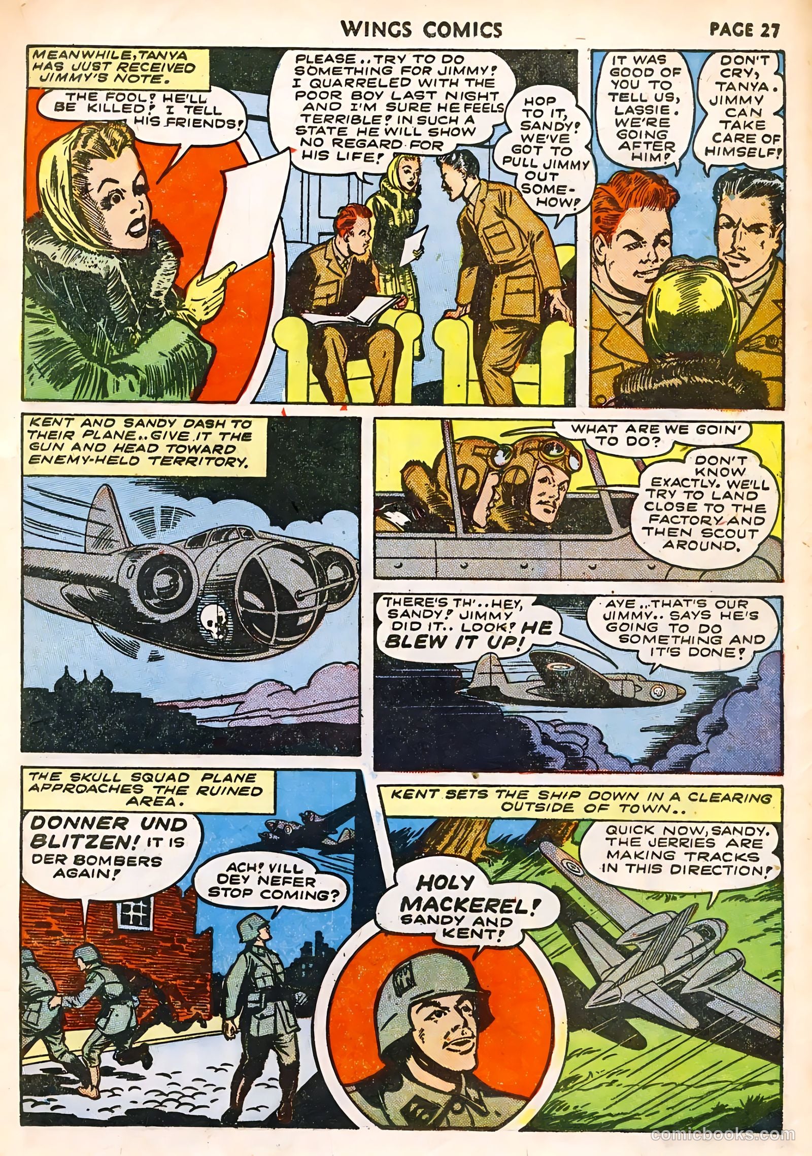 Wings Comics #32 (1943) — page 29 of 68