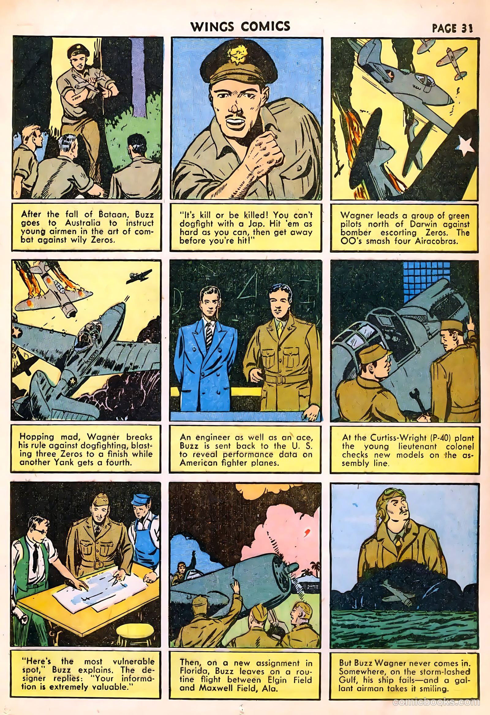 Wings Comics #32 (1943) — page 33 of 68