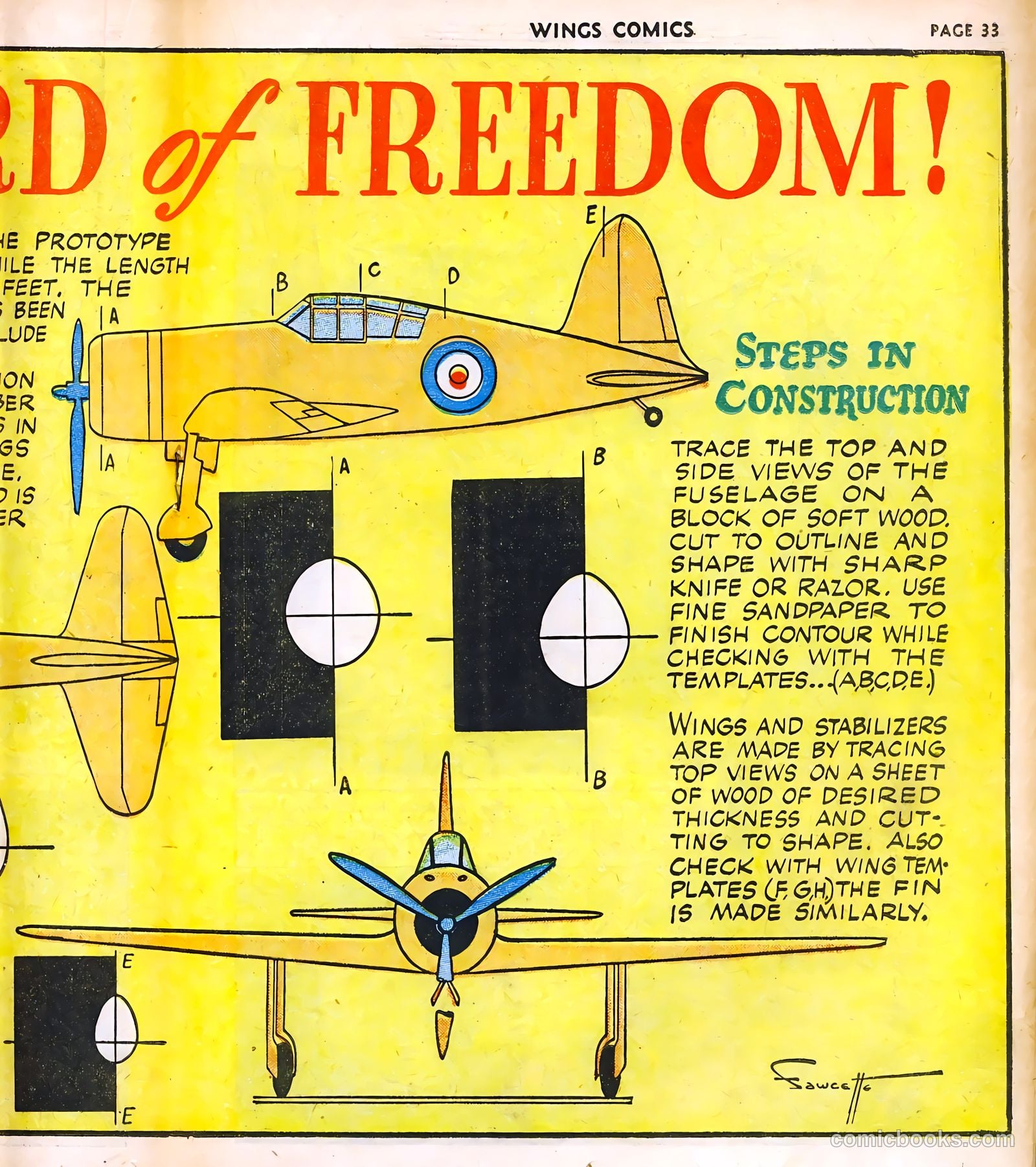 Wings Comics #32 (1943) — page 35 of 68