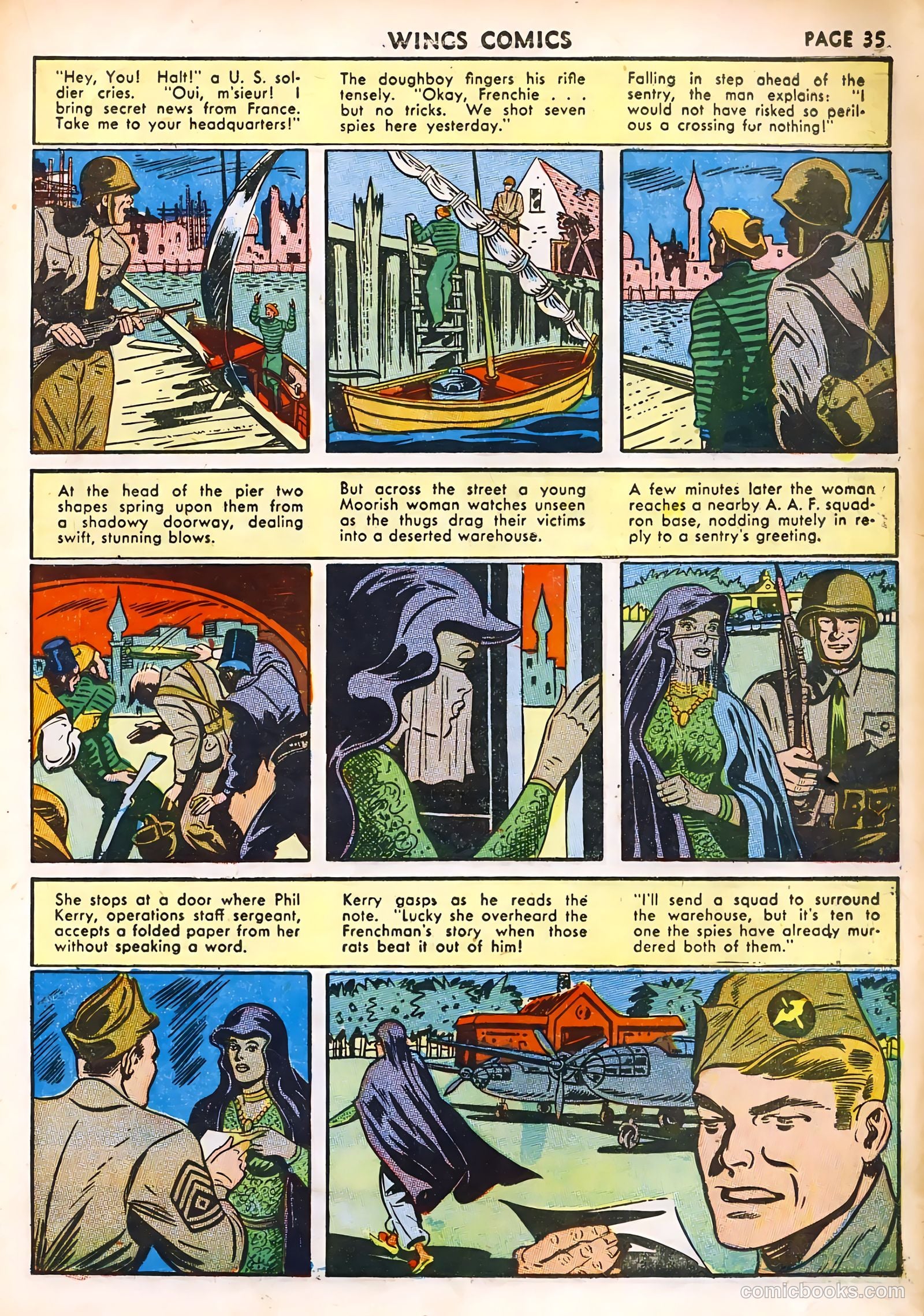 Wings Comics #32 (1943) — page 37 of 68