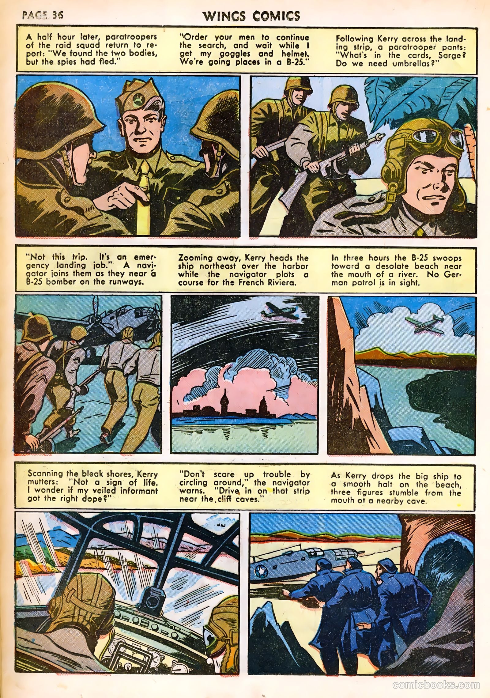 Wings Comics #32 (1943) — page 38 of 68
