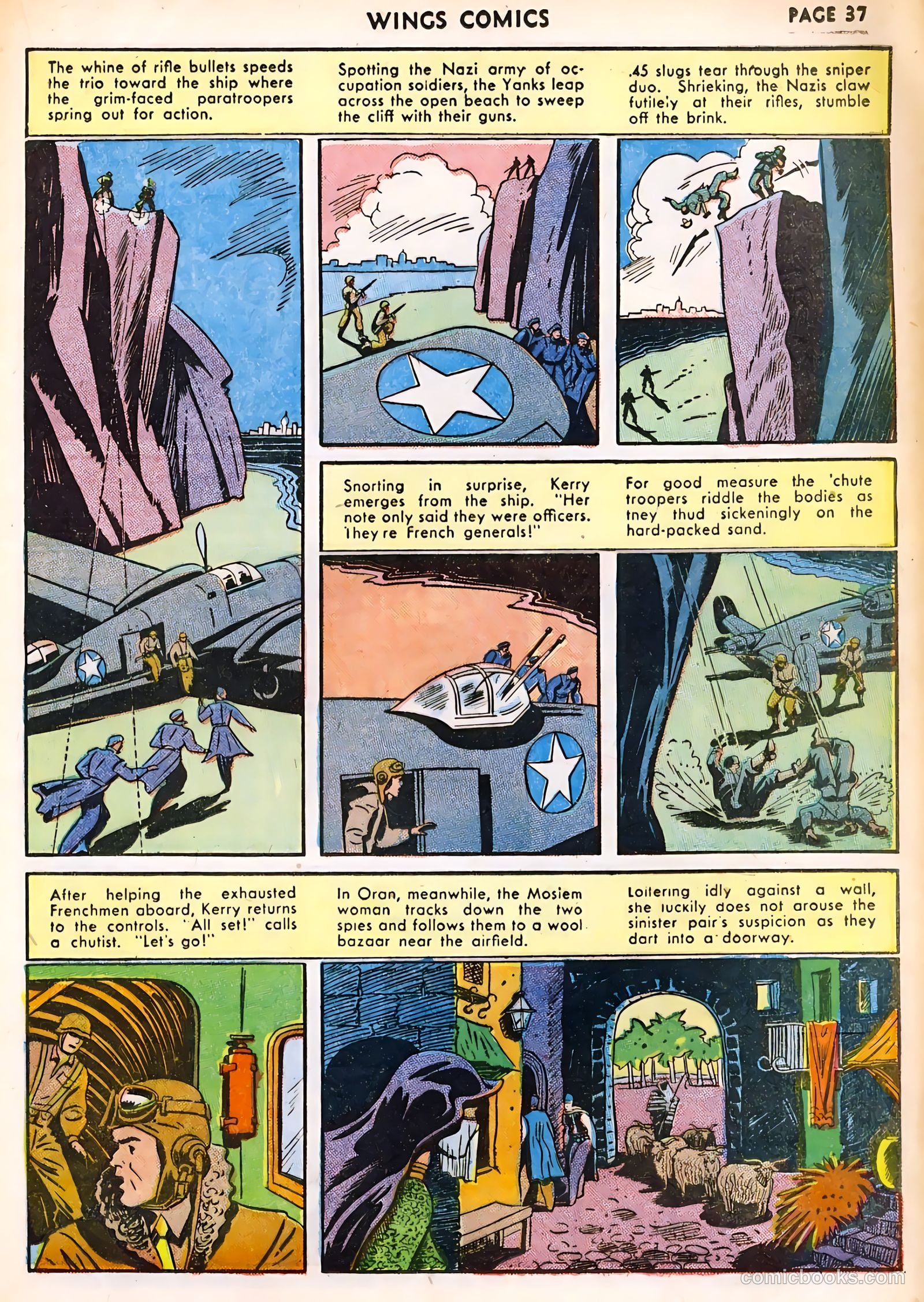 Wings Comics #32 (1943) — page 39 of 68