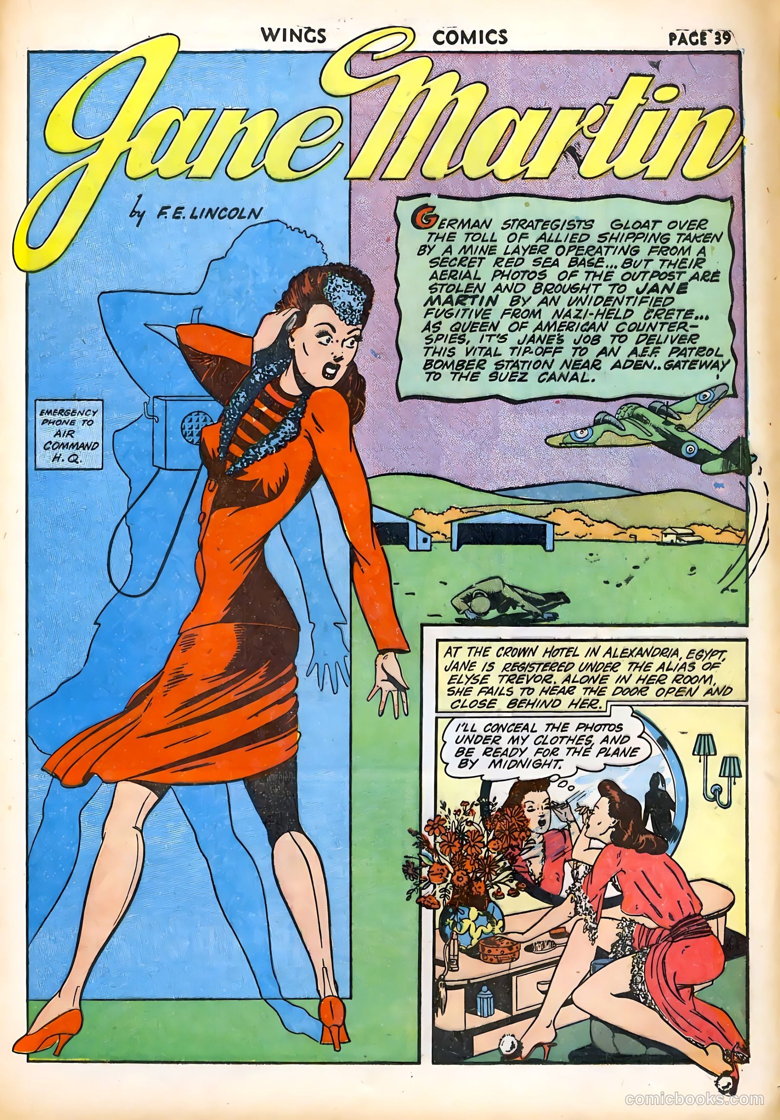 Wings Comics #32 (1943) — page 41 of 68