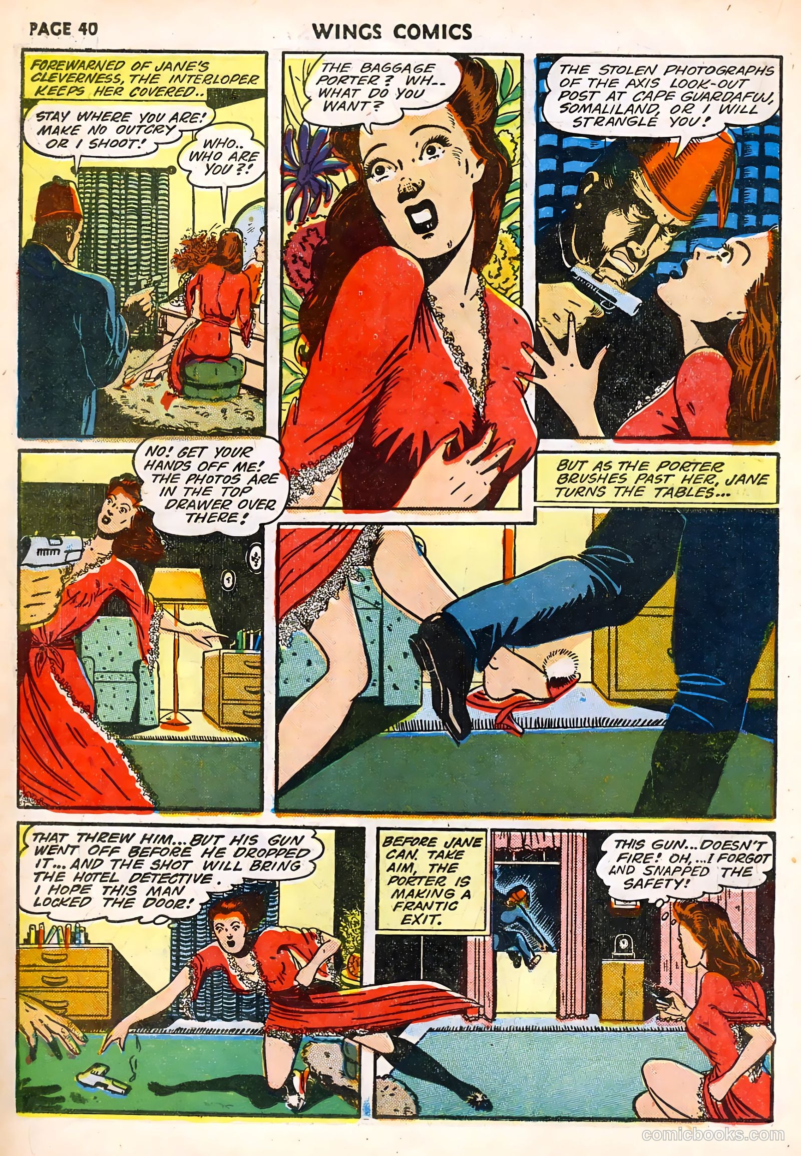 Wings Comics #32 (1943) — page 42 of 68