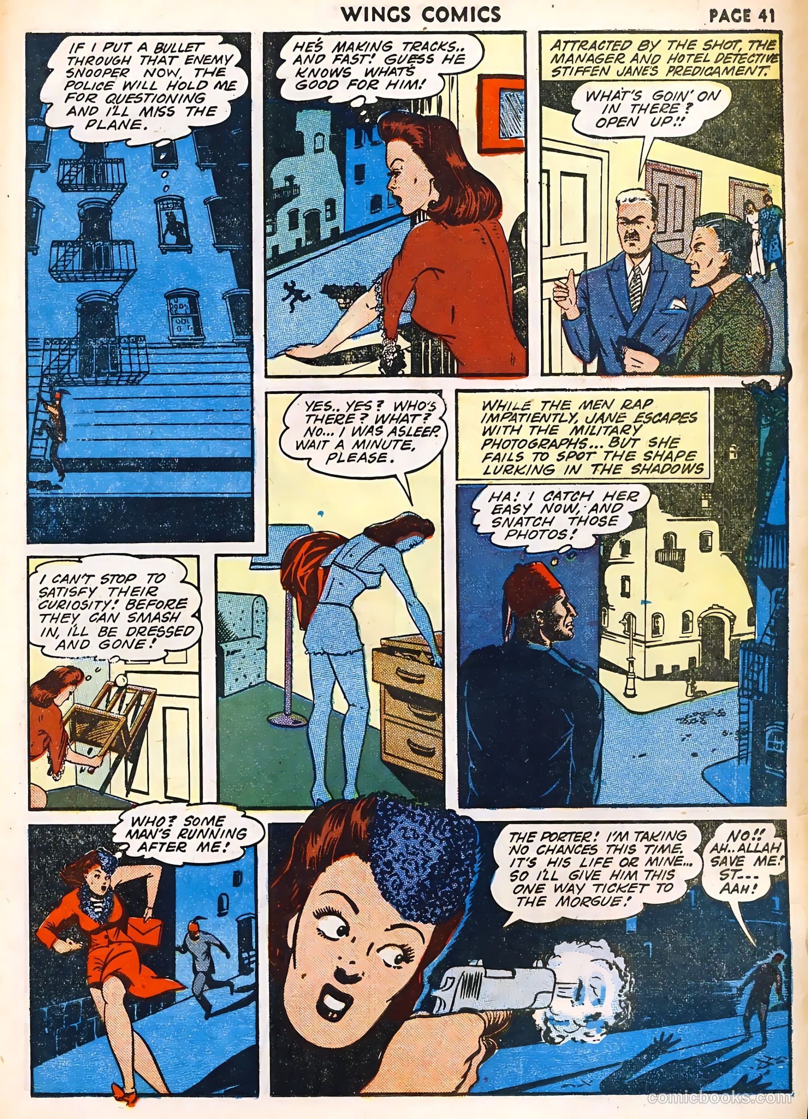 Wings Comics #32 (1943) — page 43 of 68