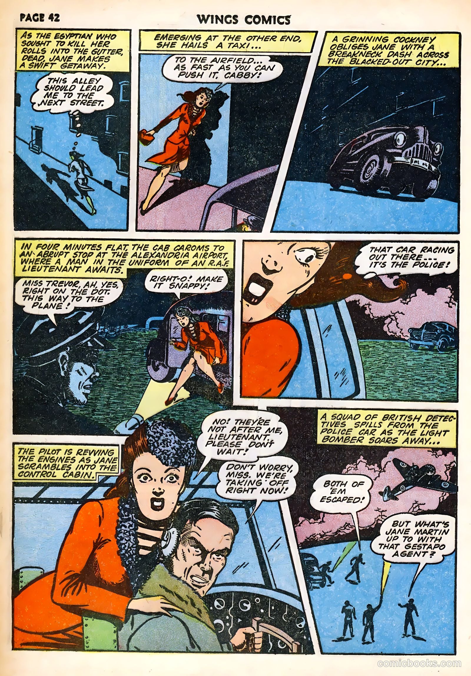 Wings Comics #32 (1943) — page 44 of 68