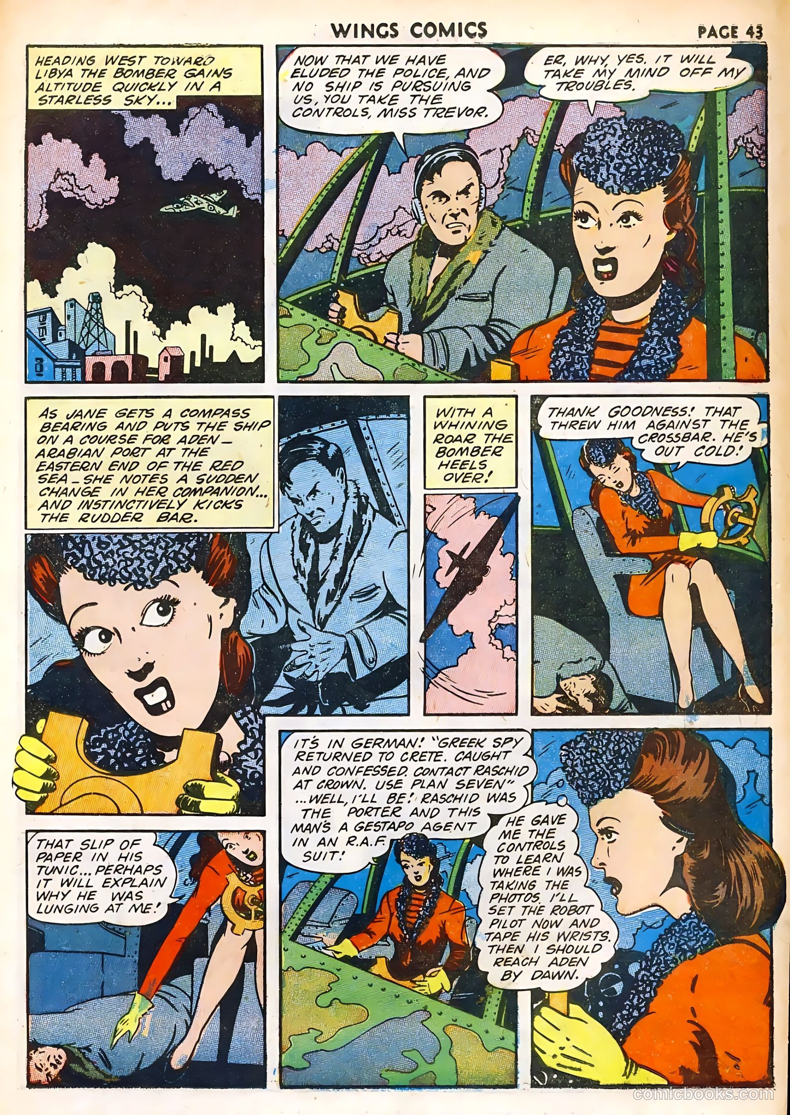 Wings Comics #32 (1943) — page 45 of 68