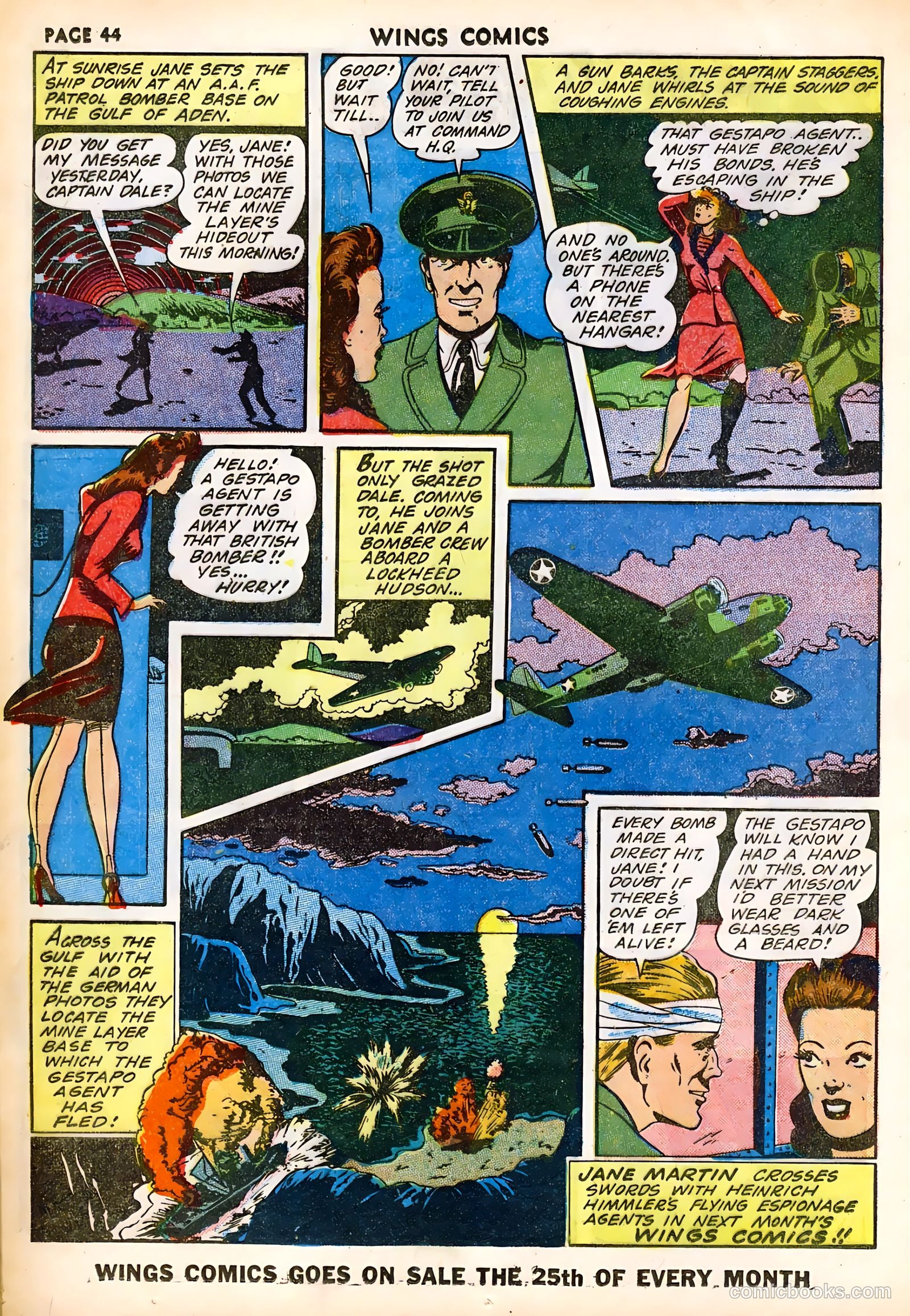 Wings Comics #32 (1943) — page 46 of 68