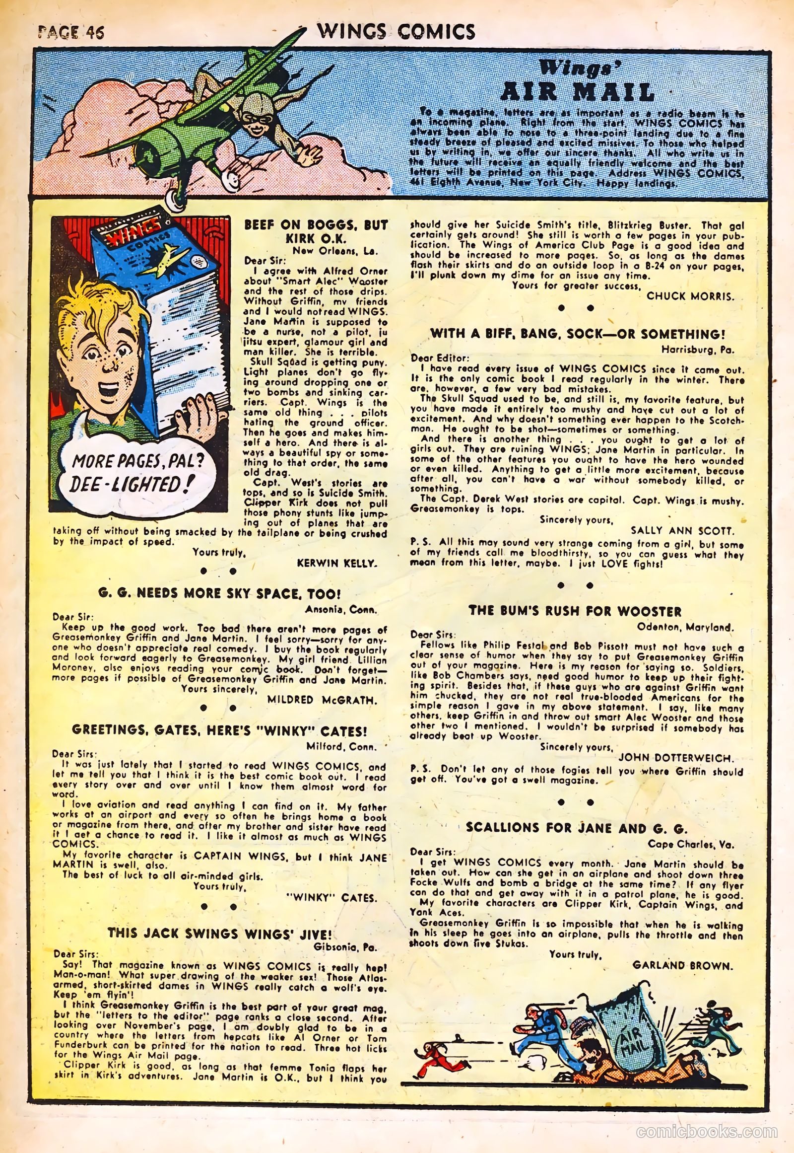 Wings Comics #32 (1943) — page 48 of 68