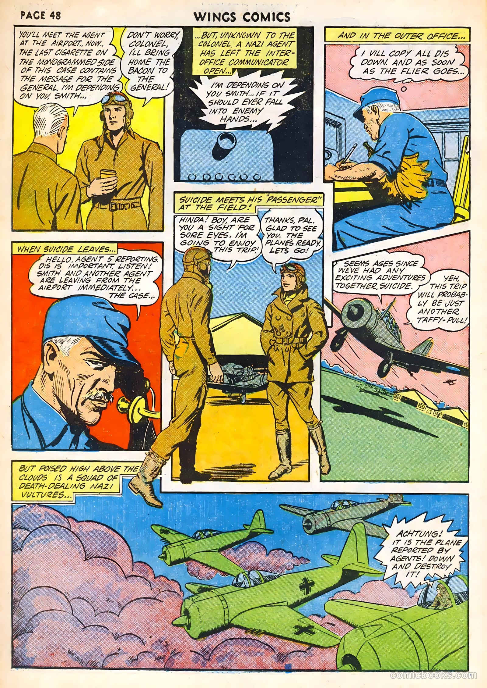 Wings Comics #32 (1943) — page 50 of 68