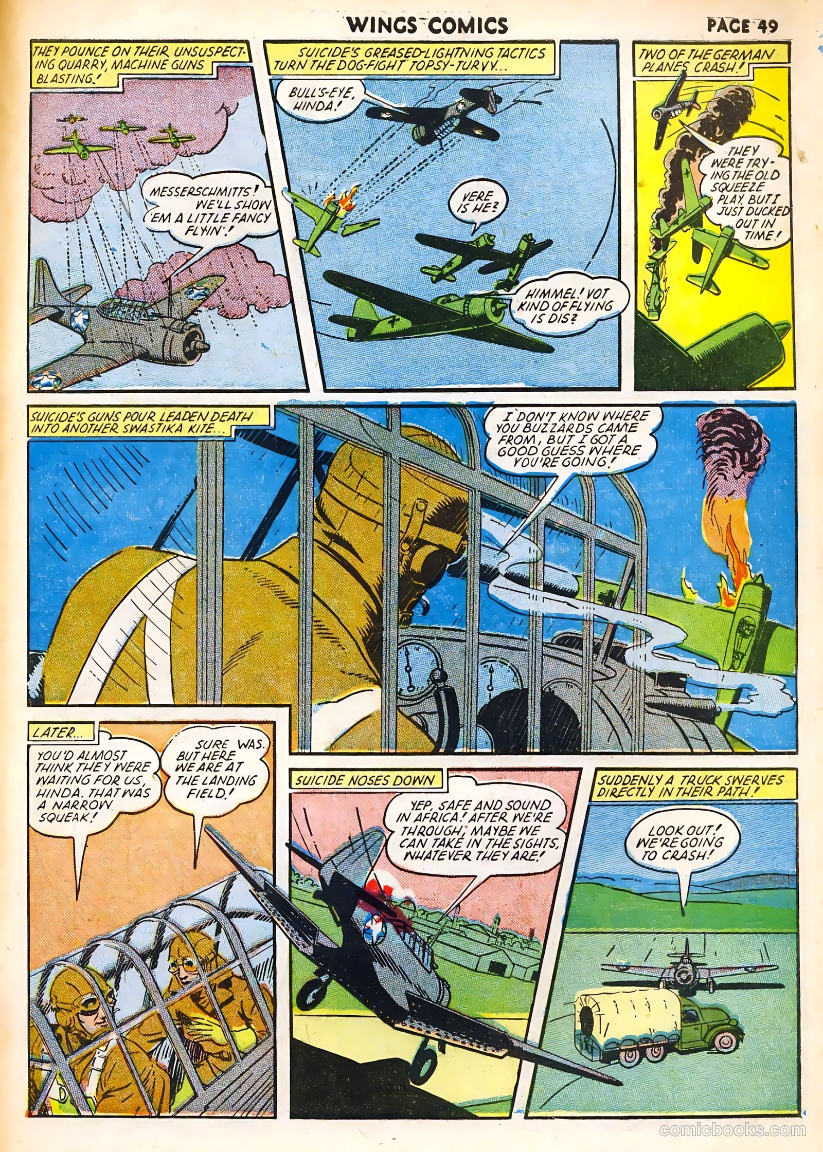 Wings Comics #32 (1943) — page 51 of 68
