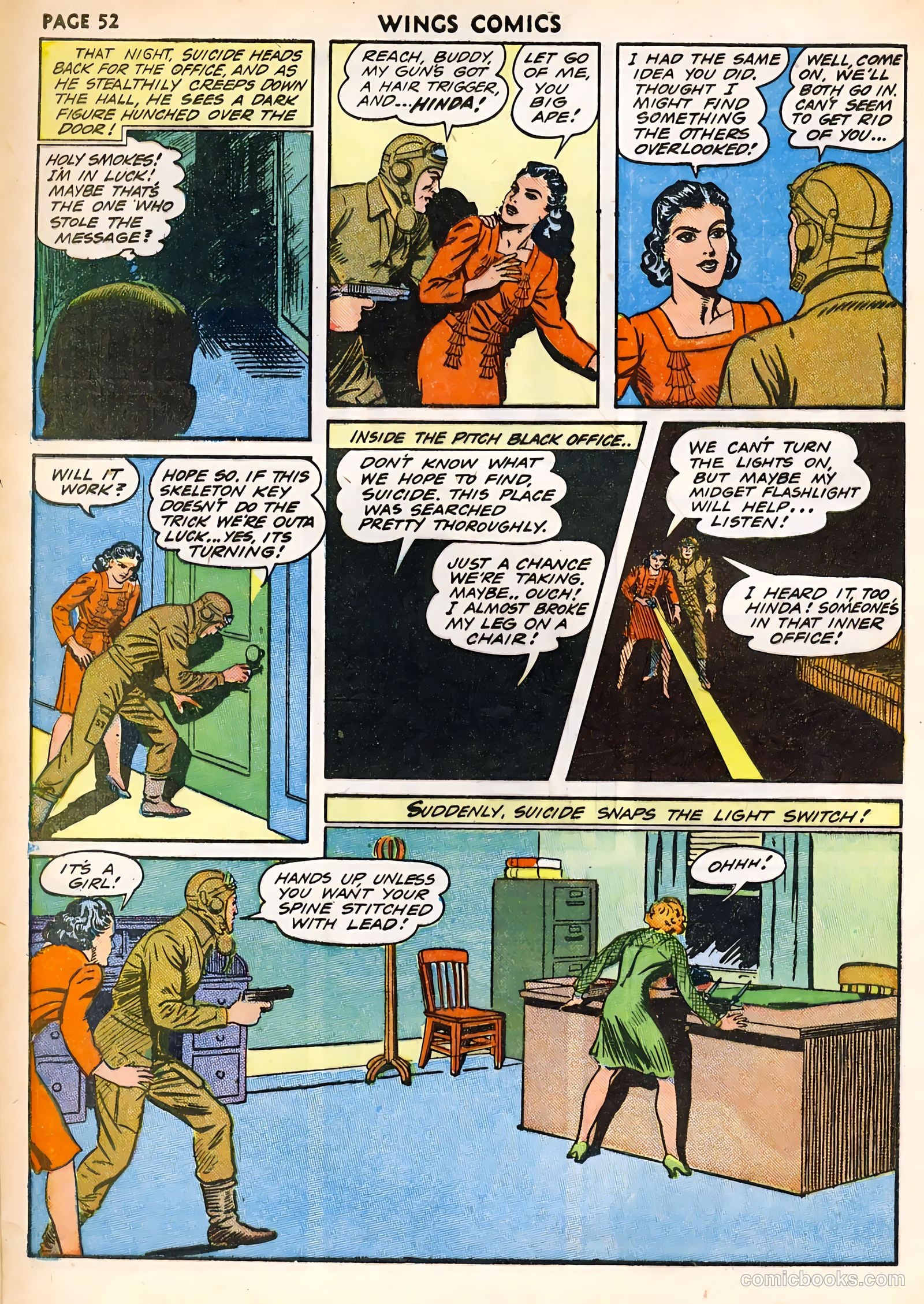 Wings Comics #32 (1943) — page 54 of 68
