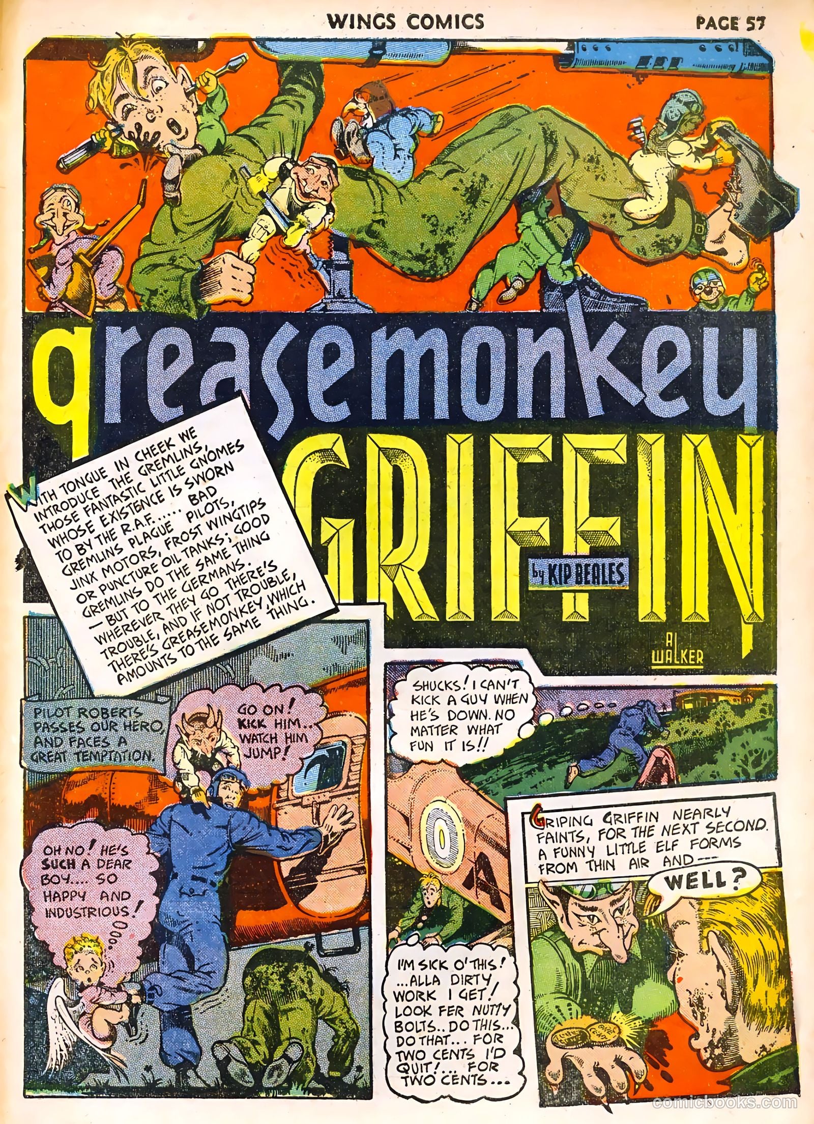 Wings Comics #32 (1943) — page 59 of 68