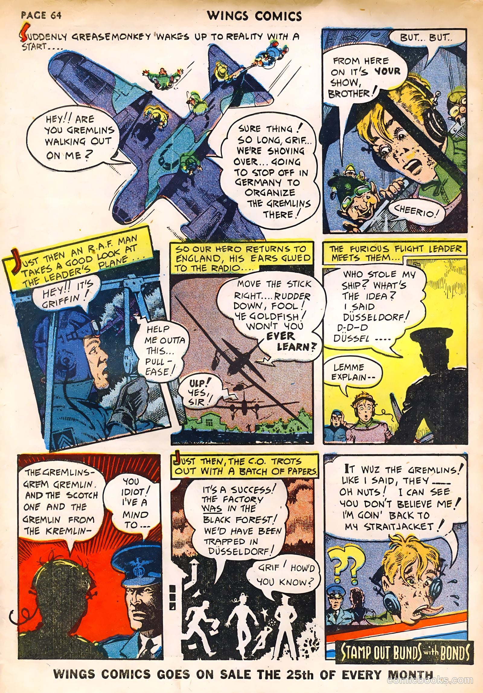 Wings Comics #32 (1943) — page 66 of 68