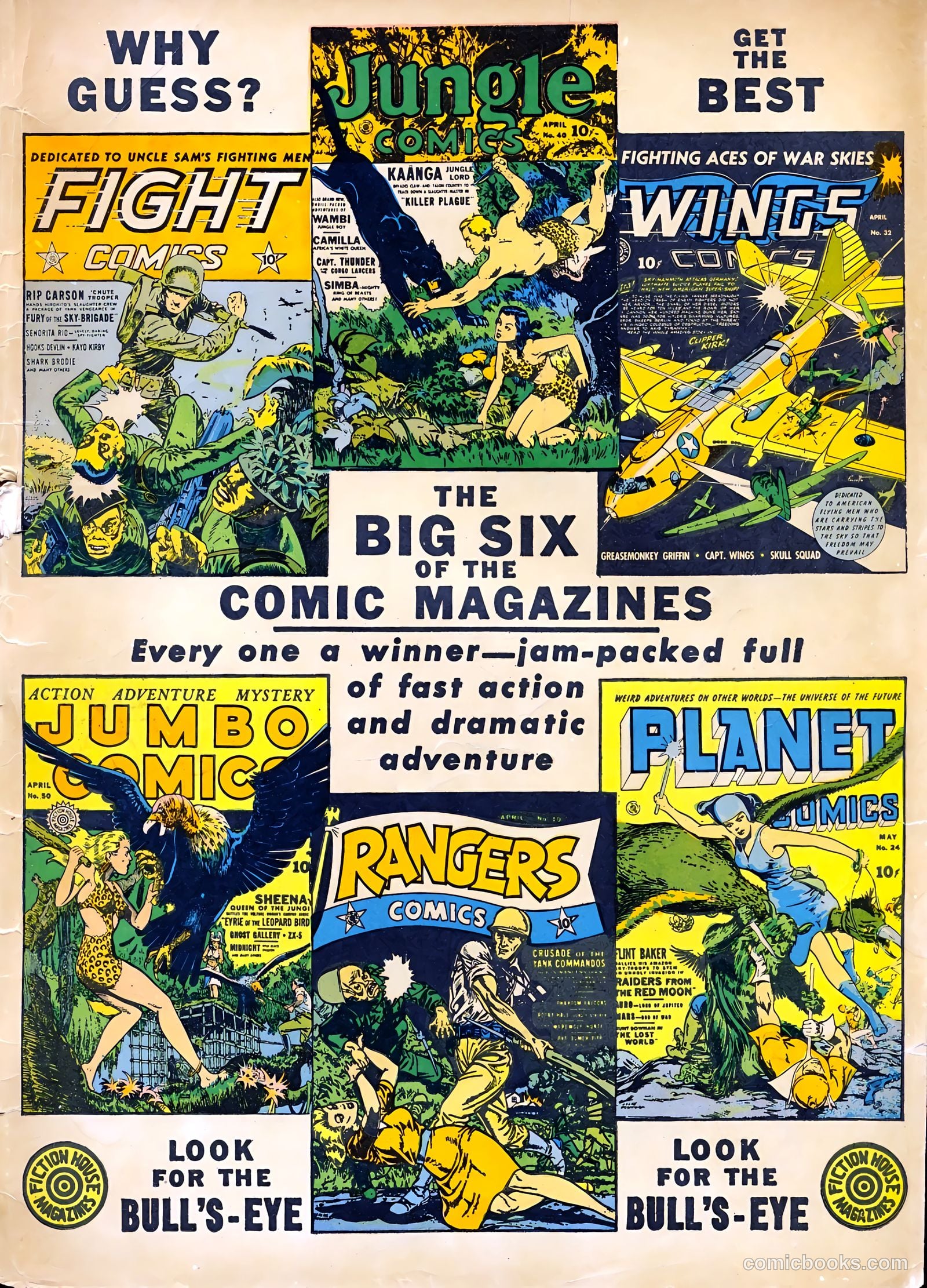 Wings Comics #32 (1943) — page 67 of 68