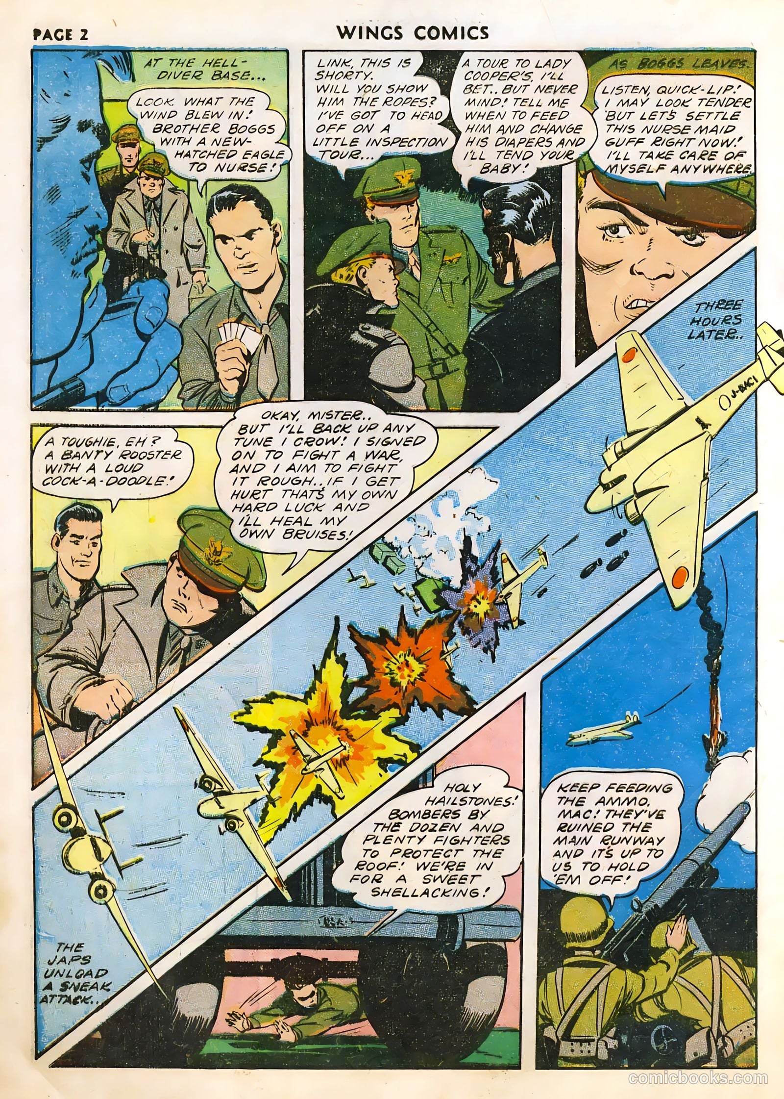 Wings Comics #33 (1943) — page 4 of 68
