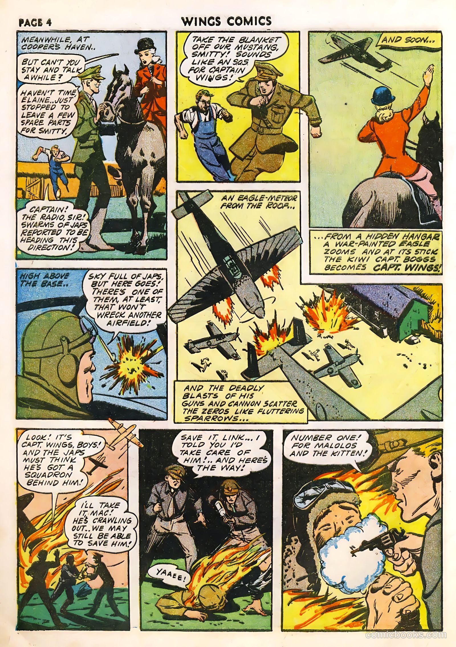 Wings Comics #33 (1943) — page 6 of 68
