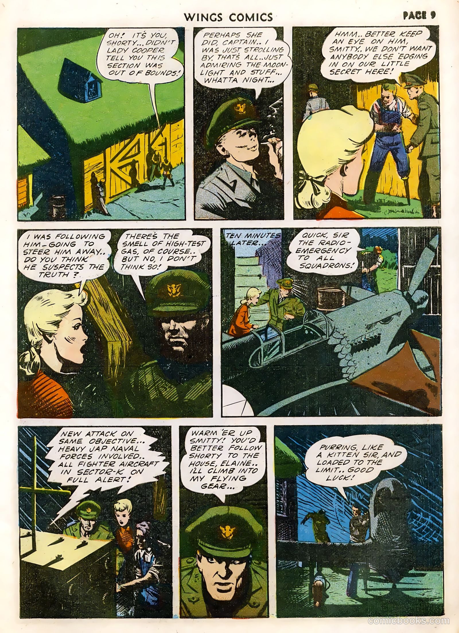Wings Comics #33 (1943) — page 11 of 68