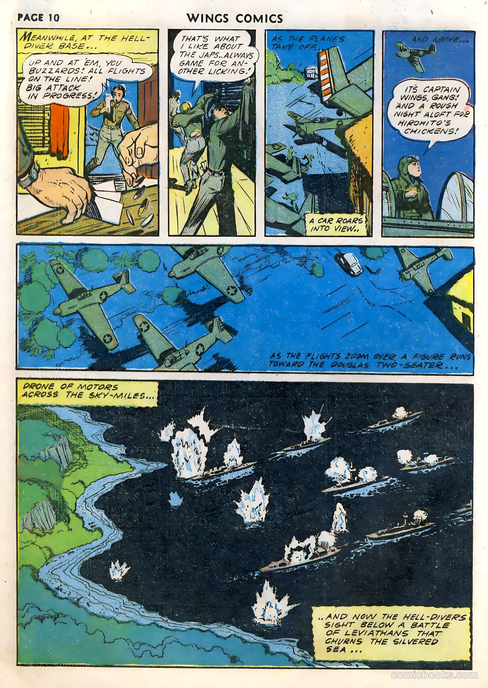 Wings Comics #33 (1943) — page 12 of 68