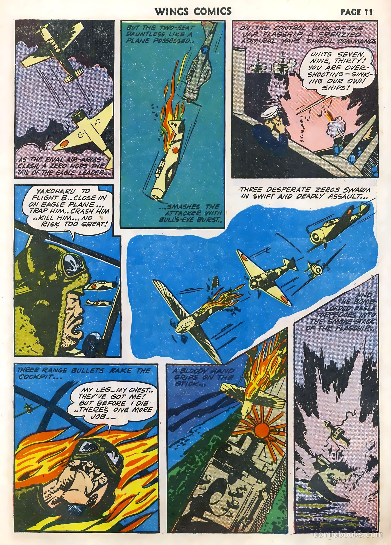 Wings Comics #33 (1943) — page 13 of 68