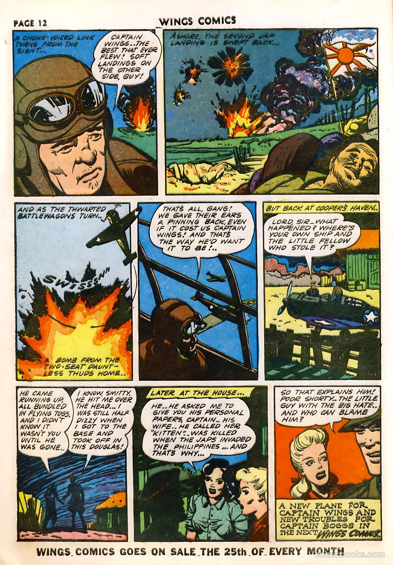 Wings Comics #33 (1943) — page 14 of 68