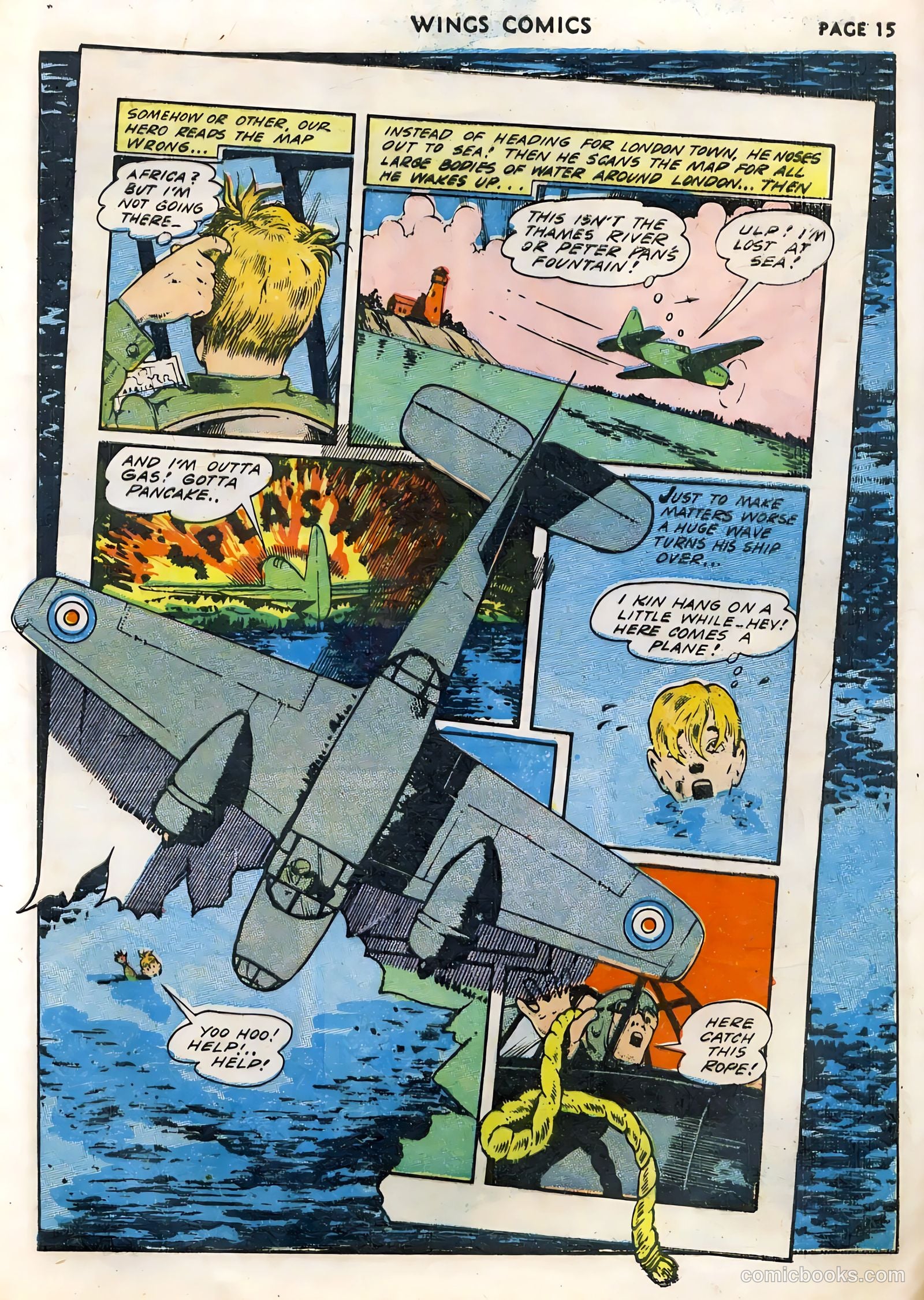 Wings Comics #33 (1943) — page 17 of 68