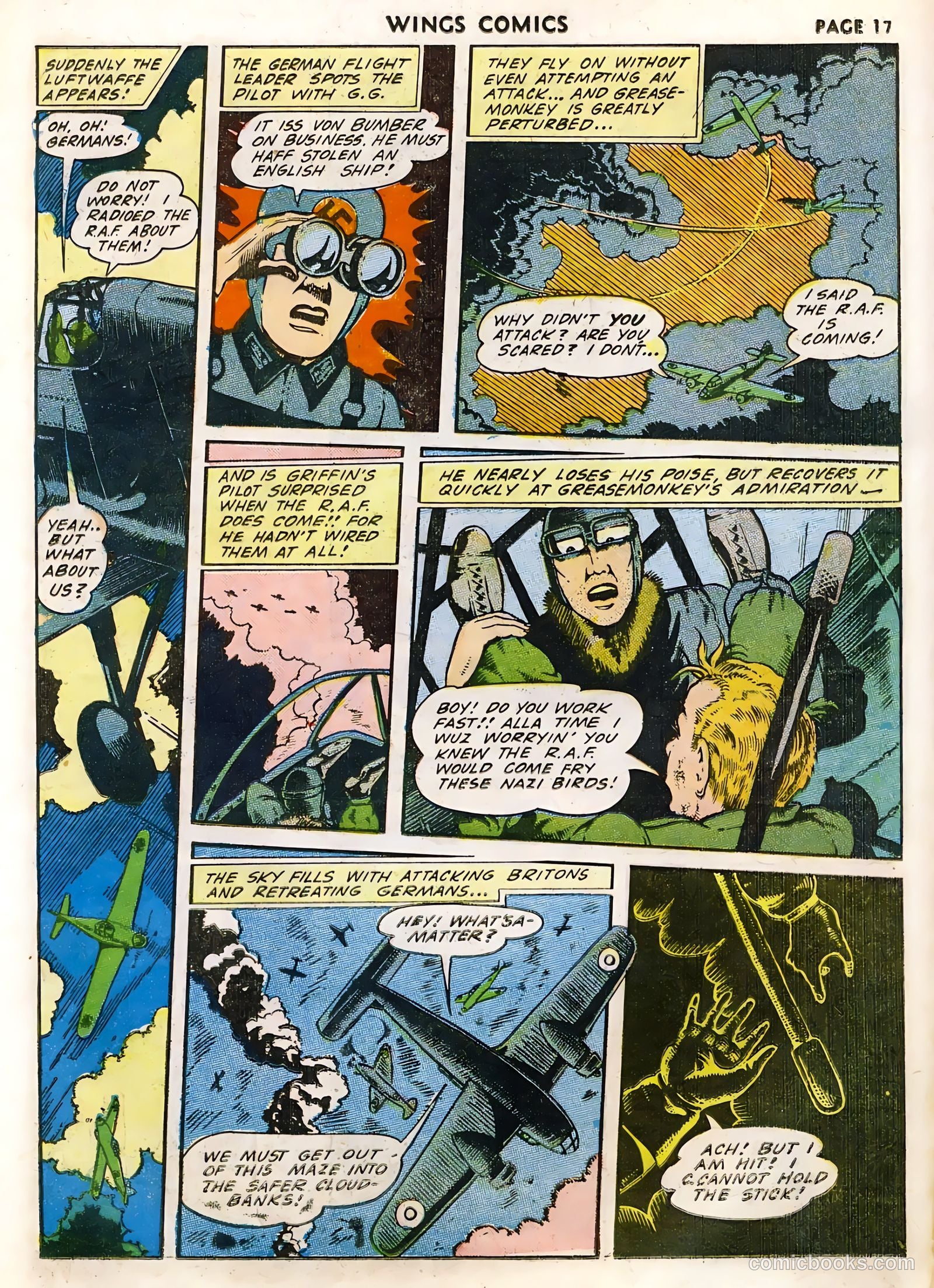 Wings Comics #33 (1943) — page 19 of 68