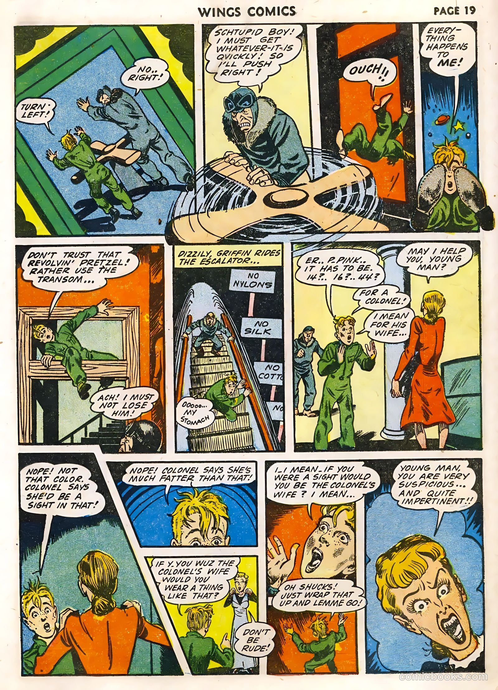 Wings Comics #33 (1943) — page 21 of 68