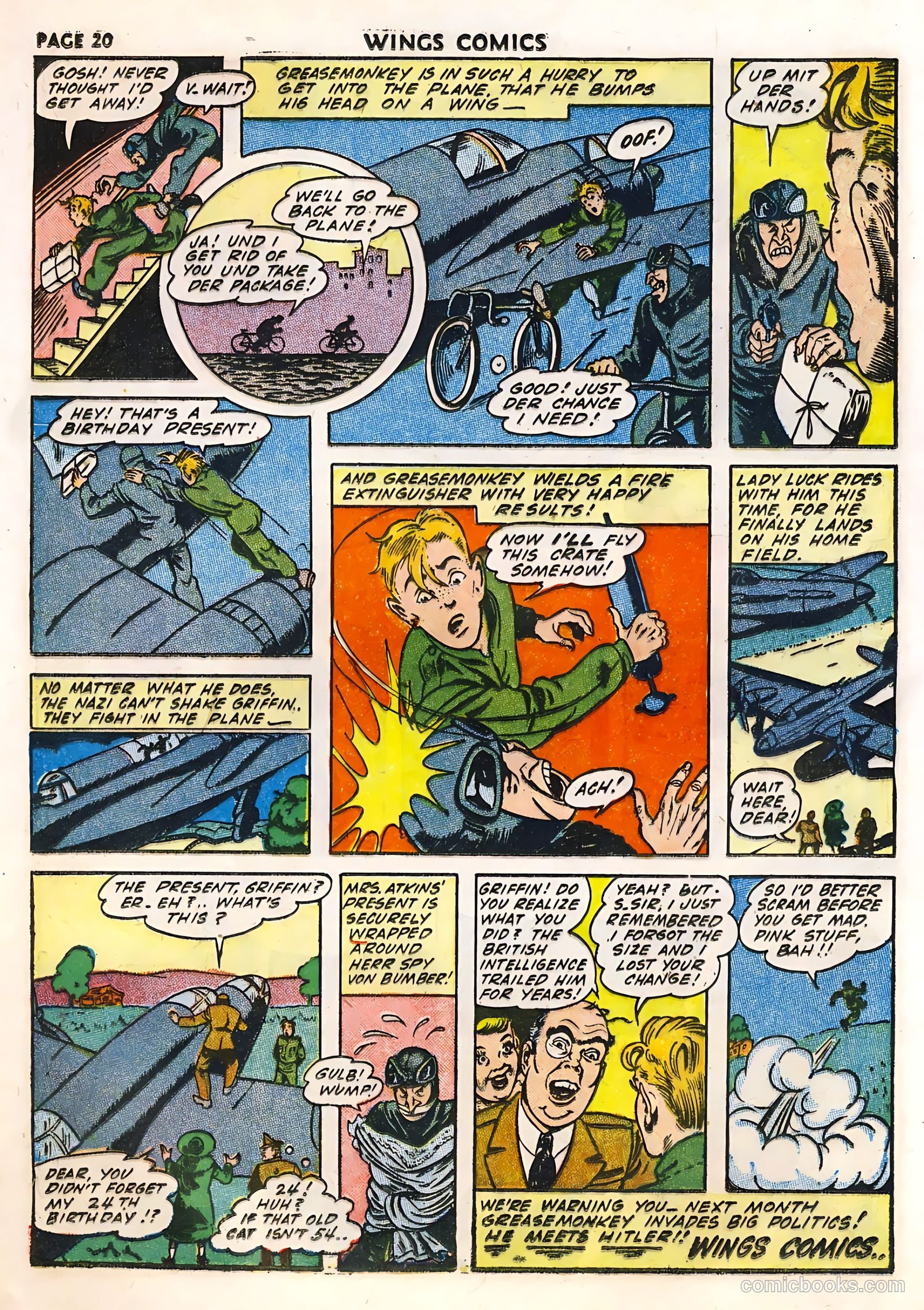 Wings Comics #33 (1943) — page 22 of 68