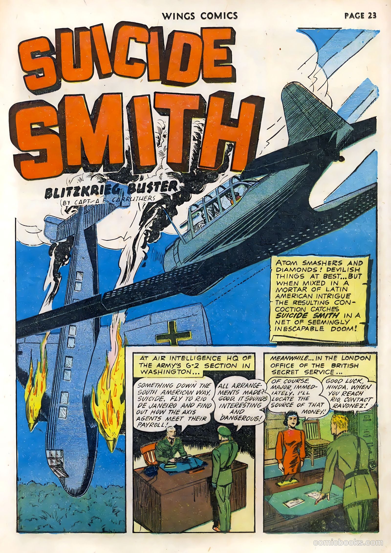 Wings Comics #33 (1943) — page 25 of 68
