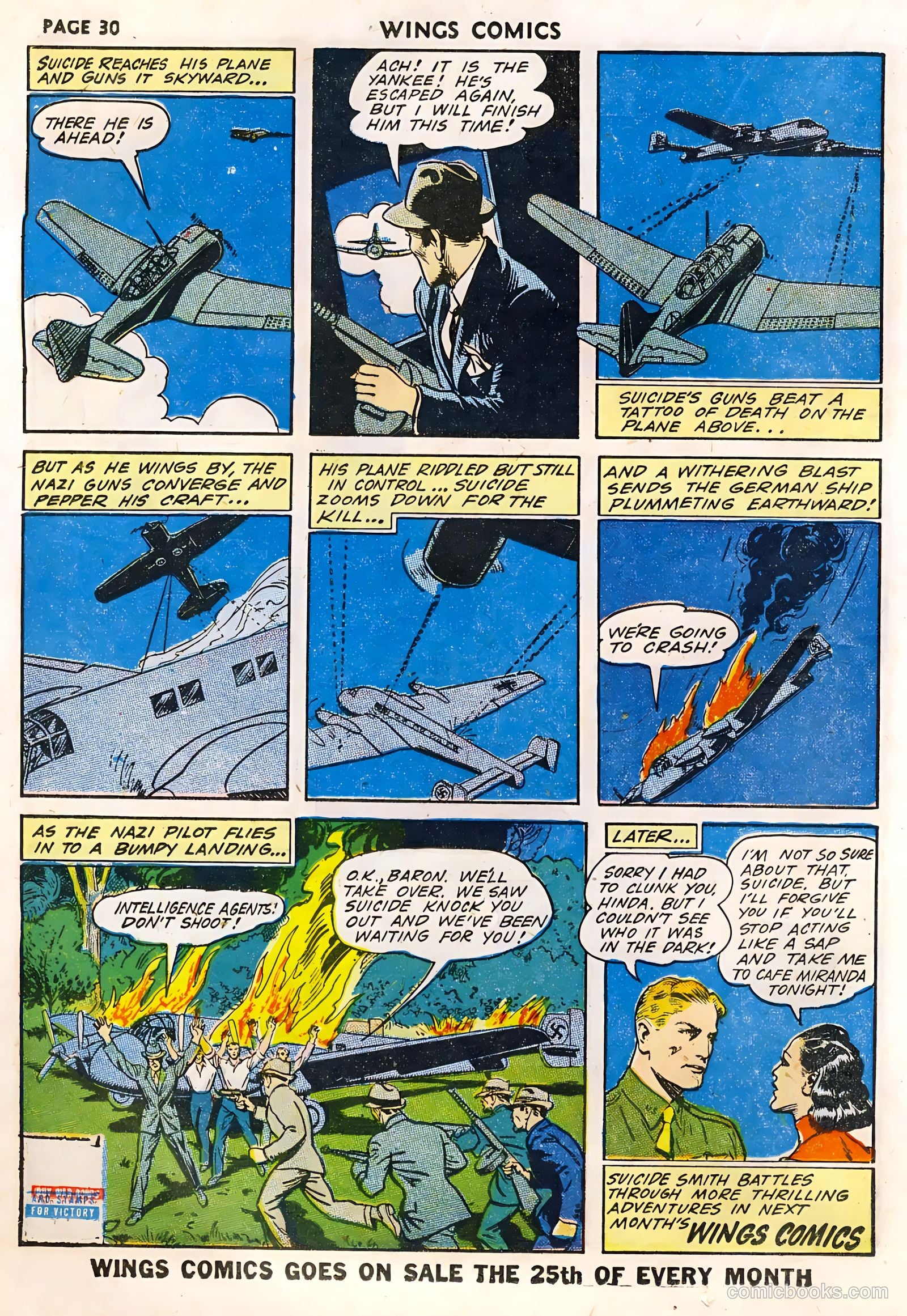 Wings Comics #33 (1943) — page 32 of 68