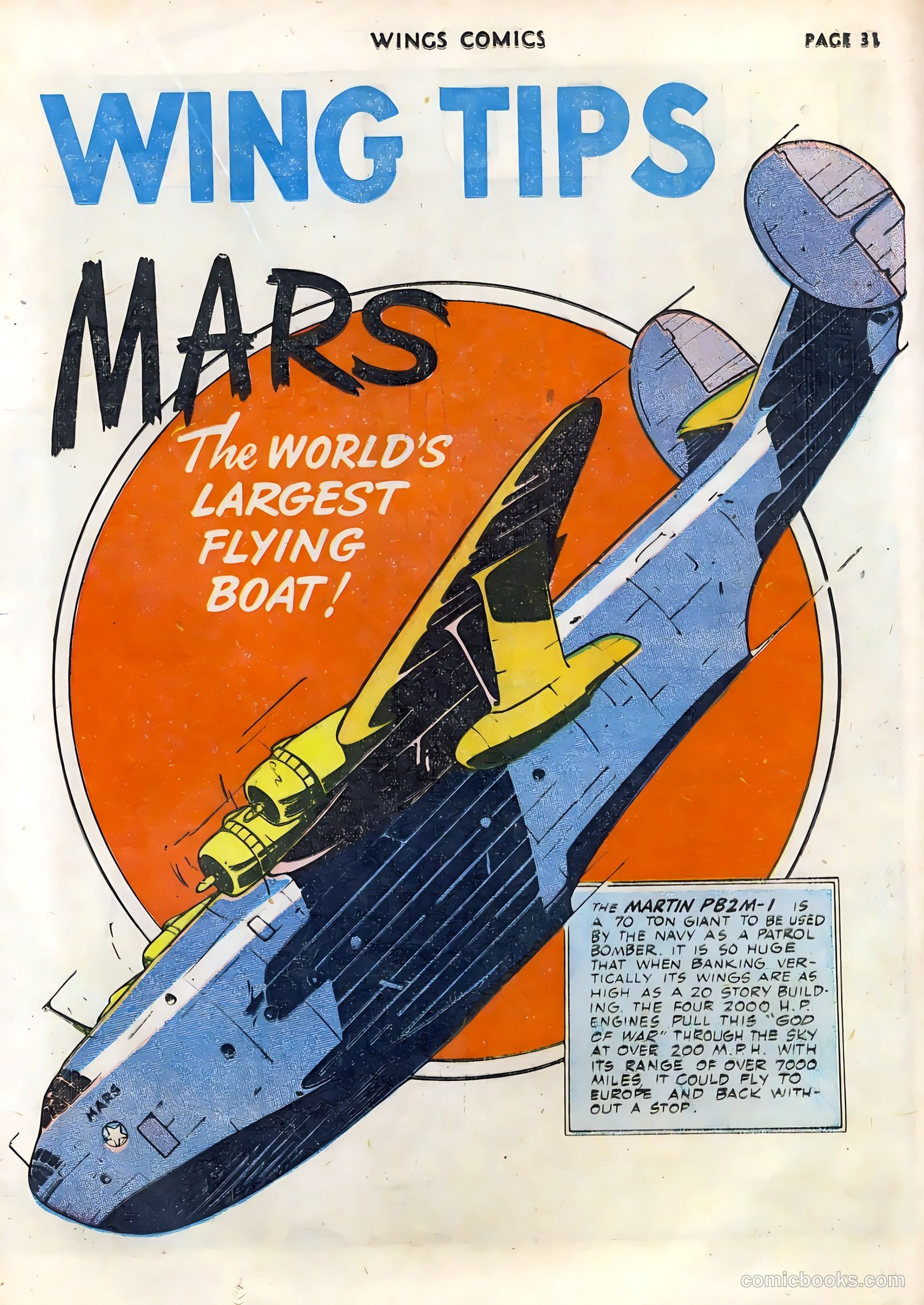 Wings Comics #33 (1943) — page 33 of 68