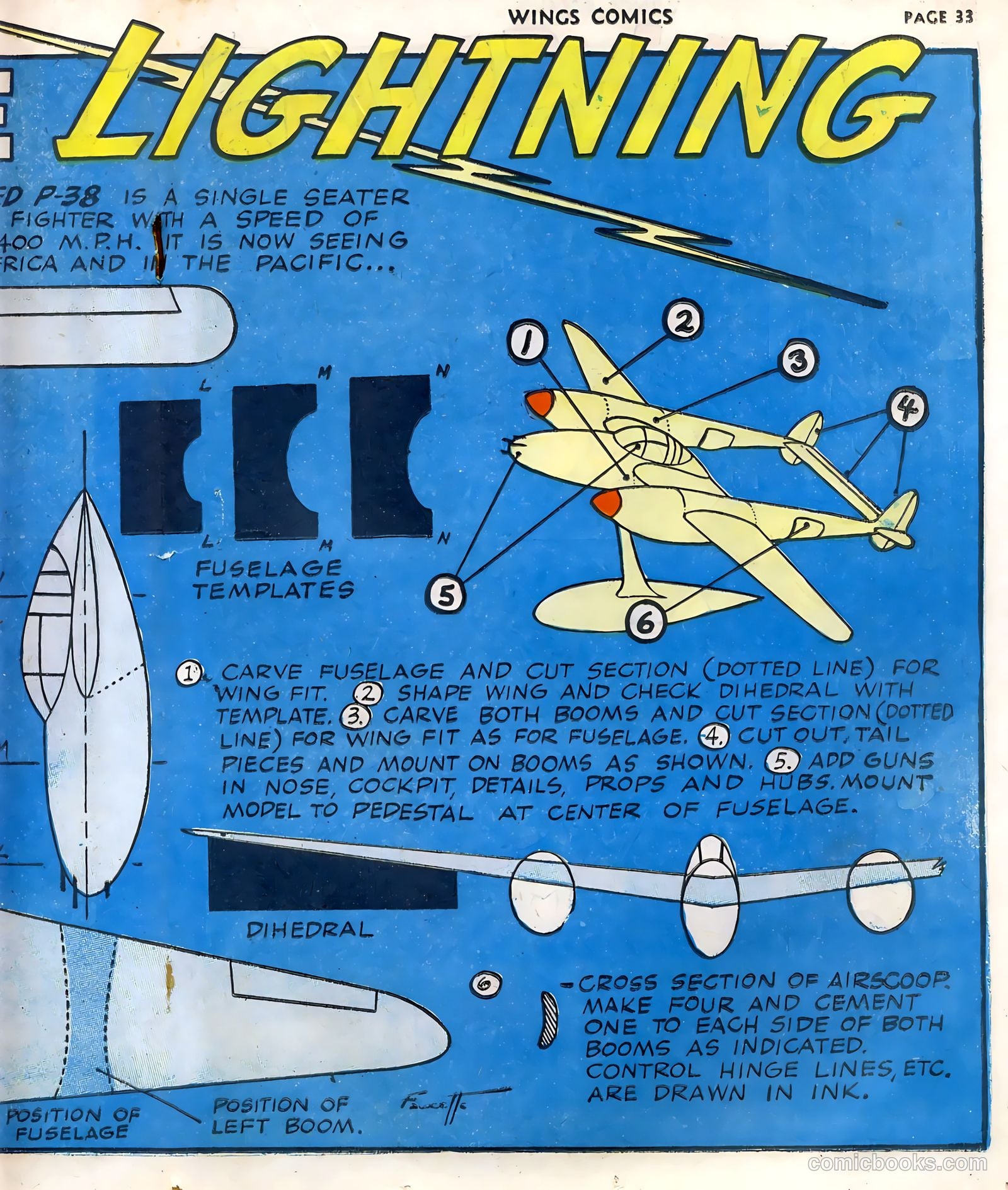 Wings Comics #33 (1943) — page 35 of 68