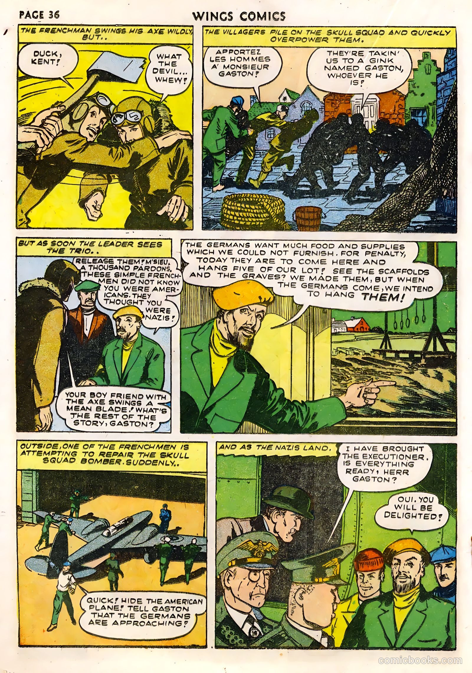 Wings Comics #33 (1943) — page 38 of 68