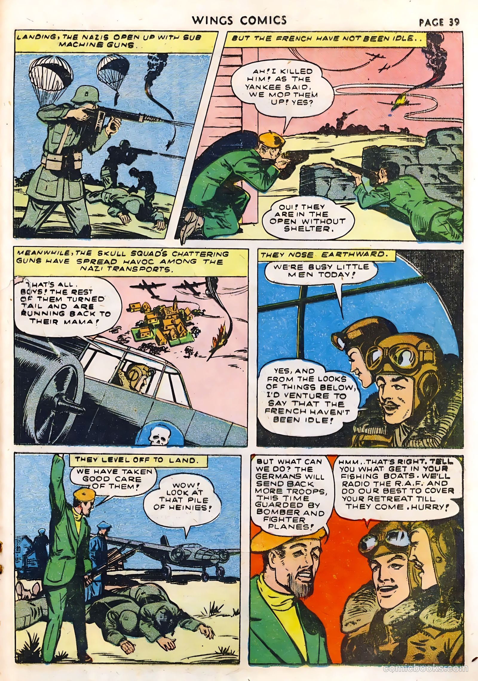 Wings Comics #33 (1943) — page 41 of 68