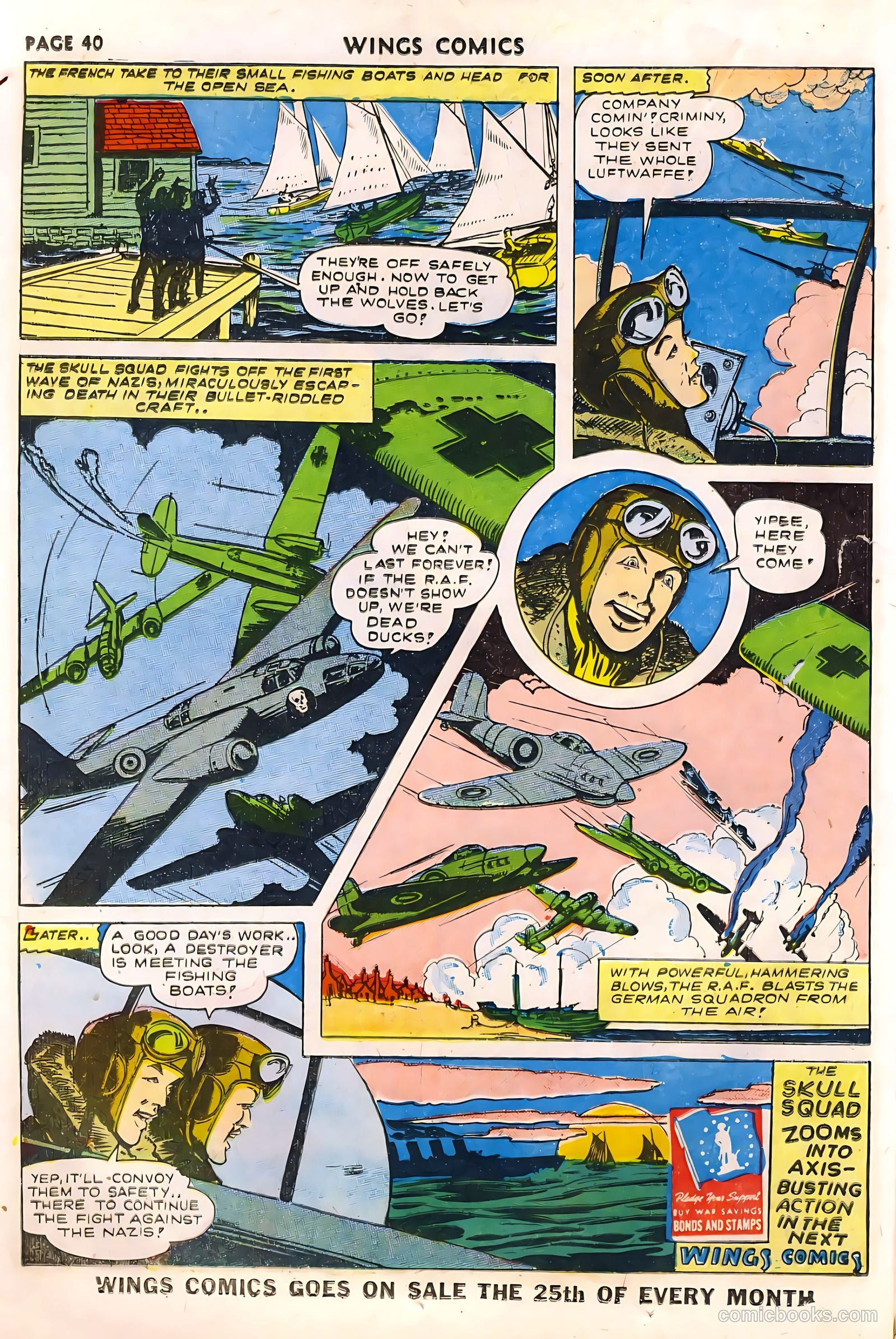 Wings Comics #33 (1943) — page 42 of 68