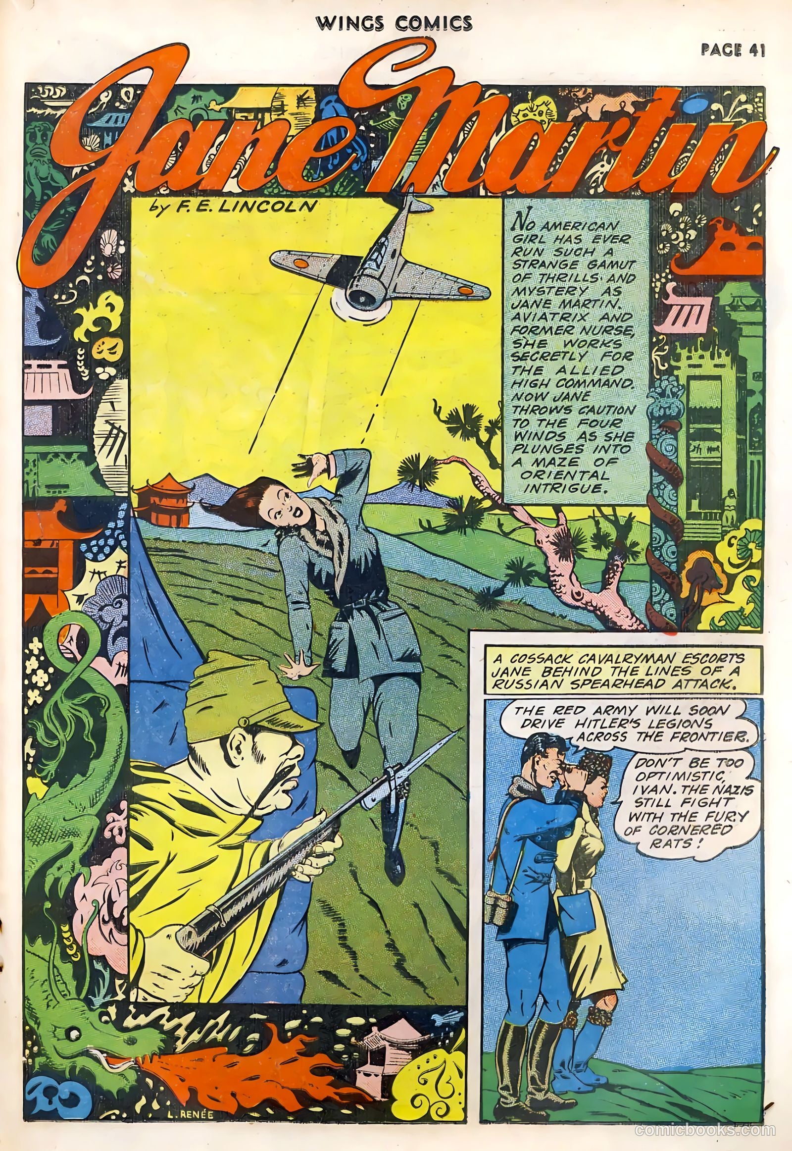 Wings Comics #33 (1943) — page 43 of 68