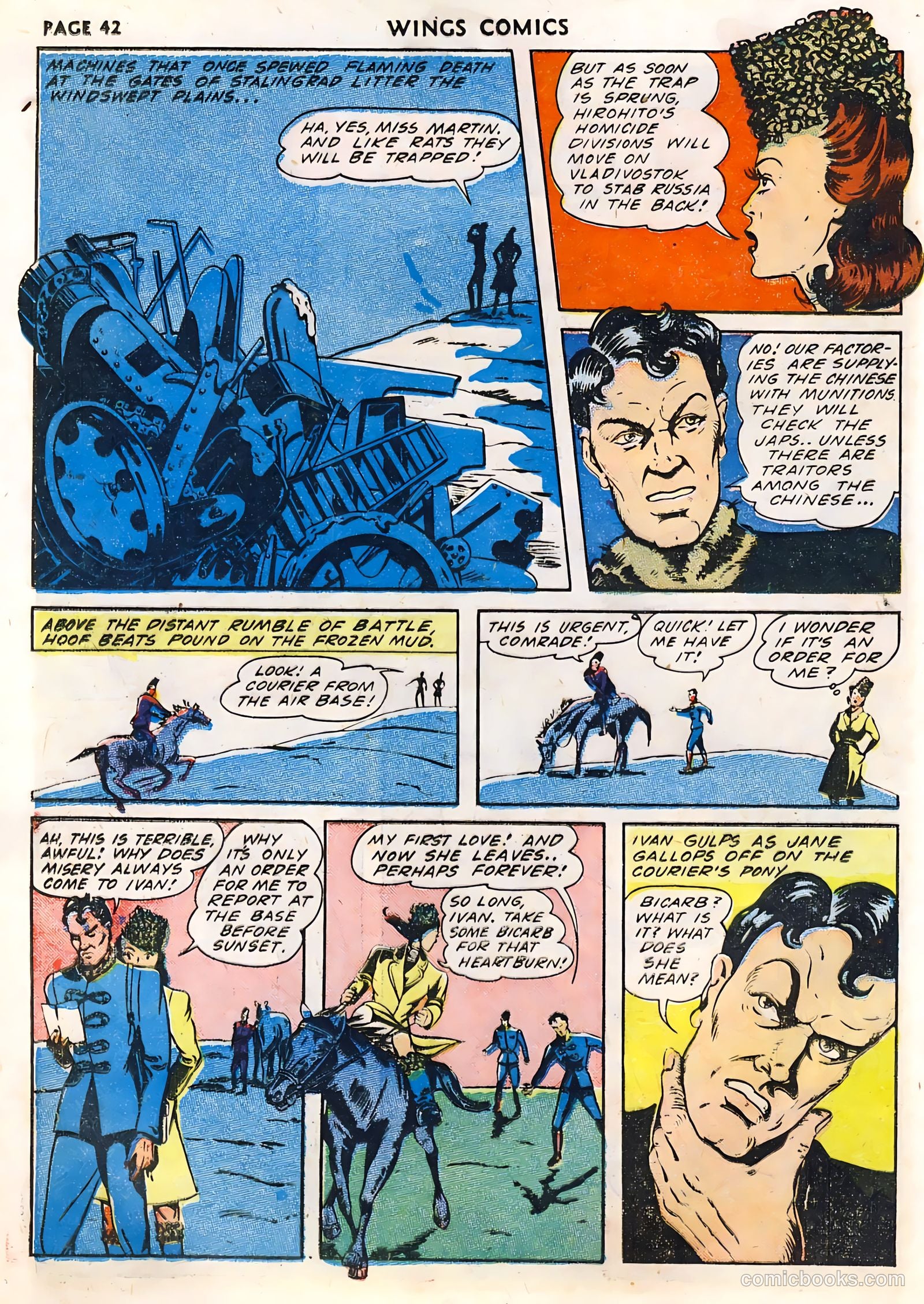 Wings Comics #33 (1943) — page 44 of 68