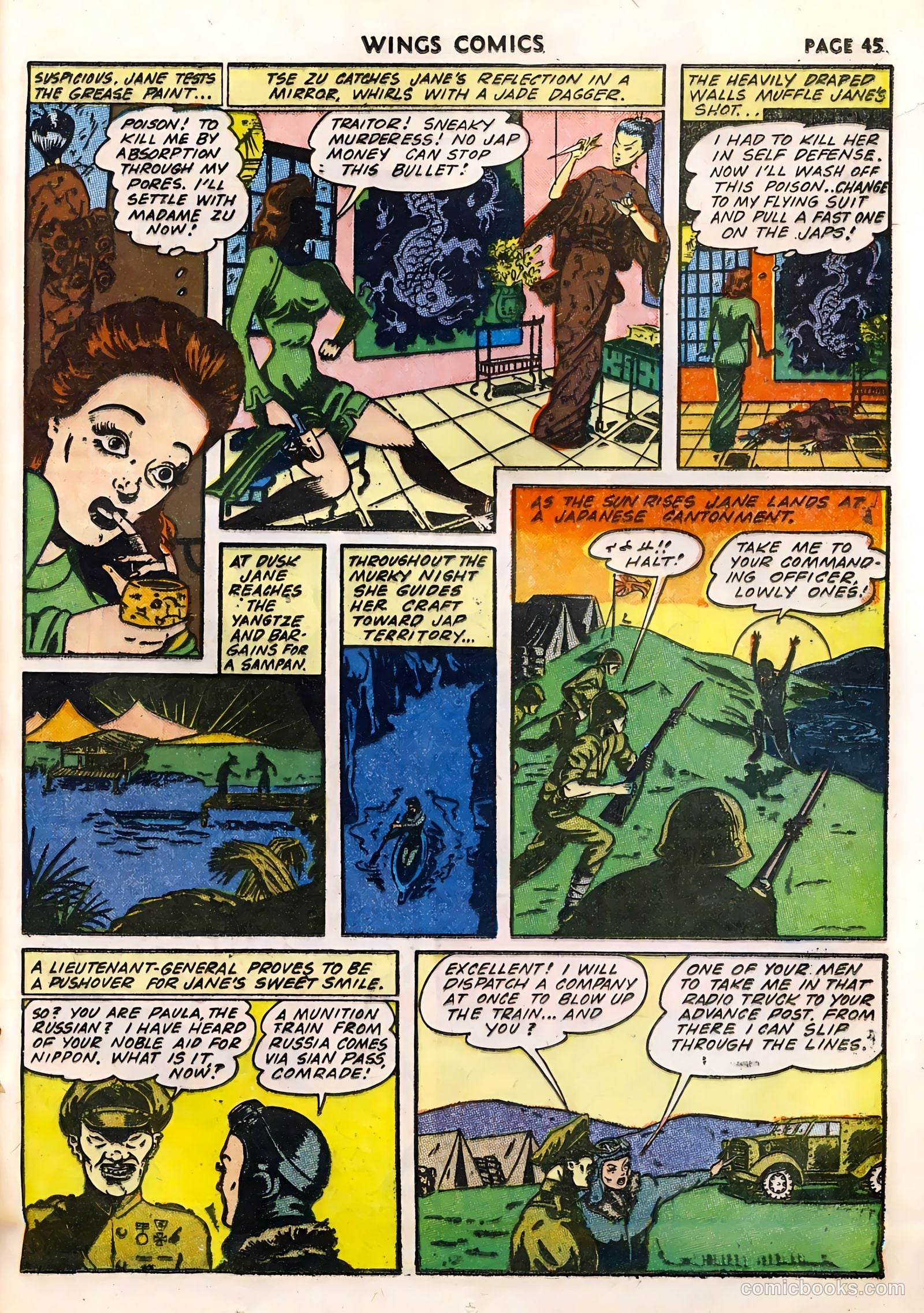 Wings Comics #33 (1943) — page 47 of 68