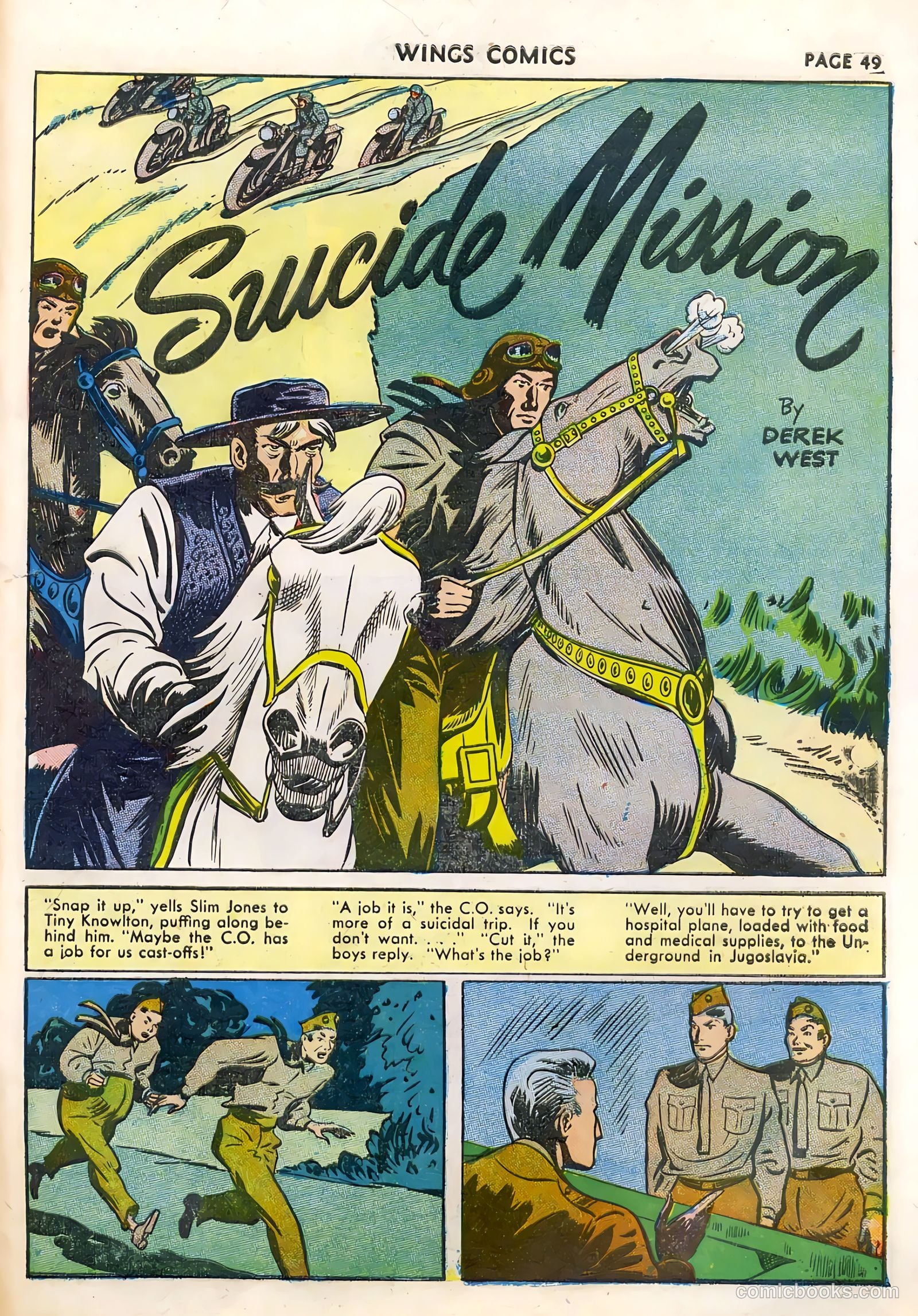 Wings Comics #33 (1943) — page 51 of 68
