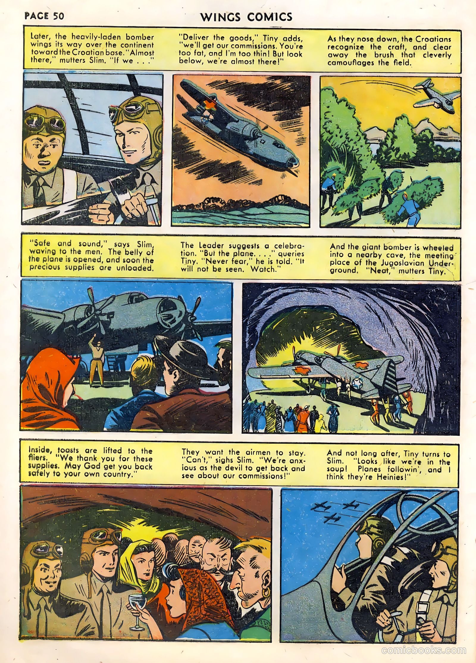 Wings Comics #33 (1943) — page 52 of 68