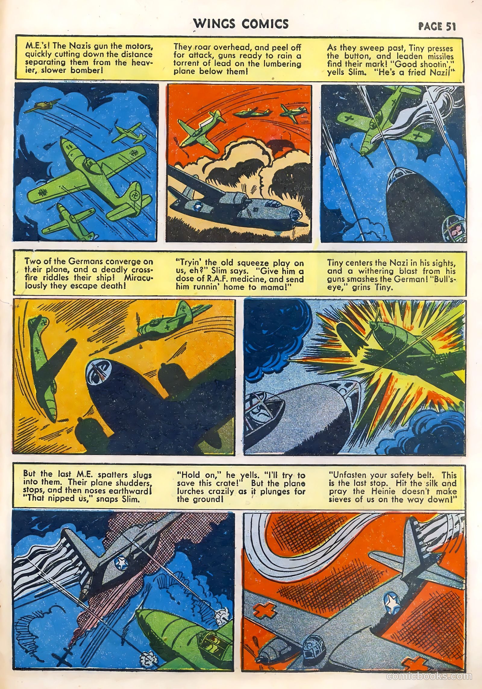 Wings Comics #33 (1943) — page 53 of 68