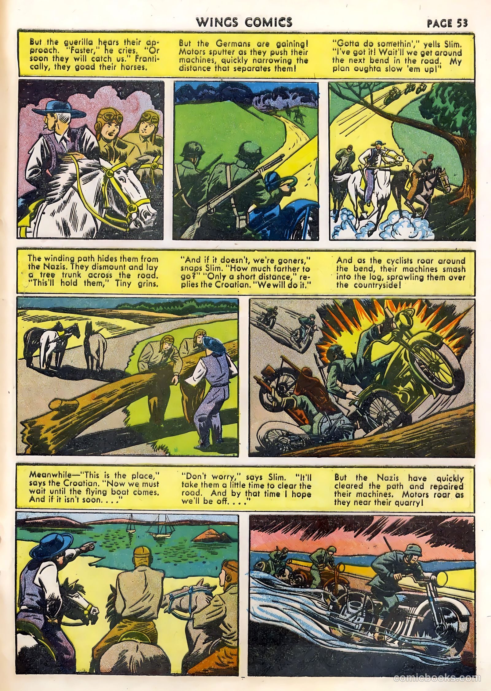 Wings Comics #33 (1943) — page 55 of 68