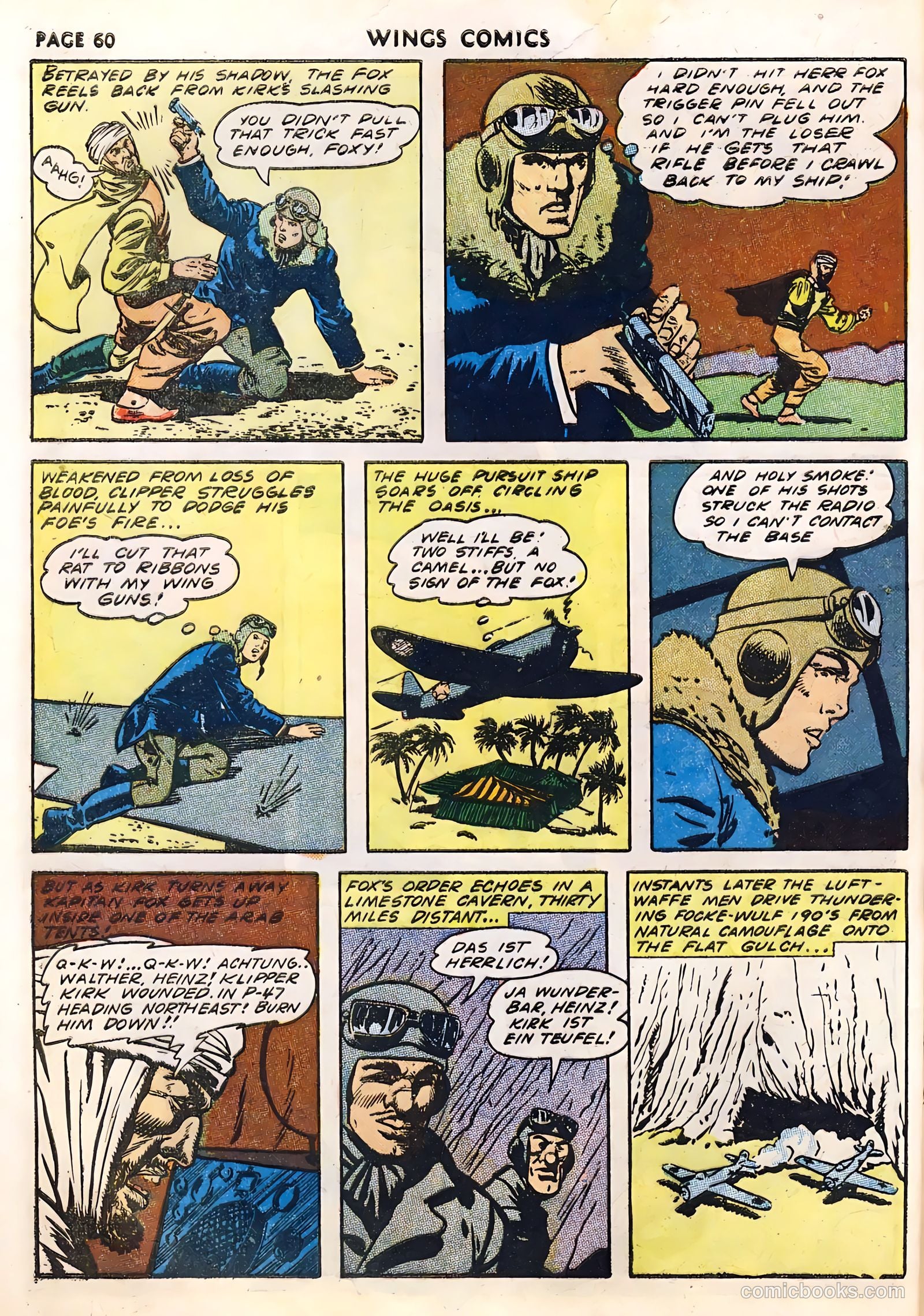 Wings Comics #33 (1943) — page 62 of 68