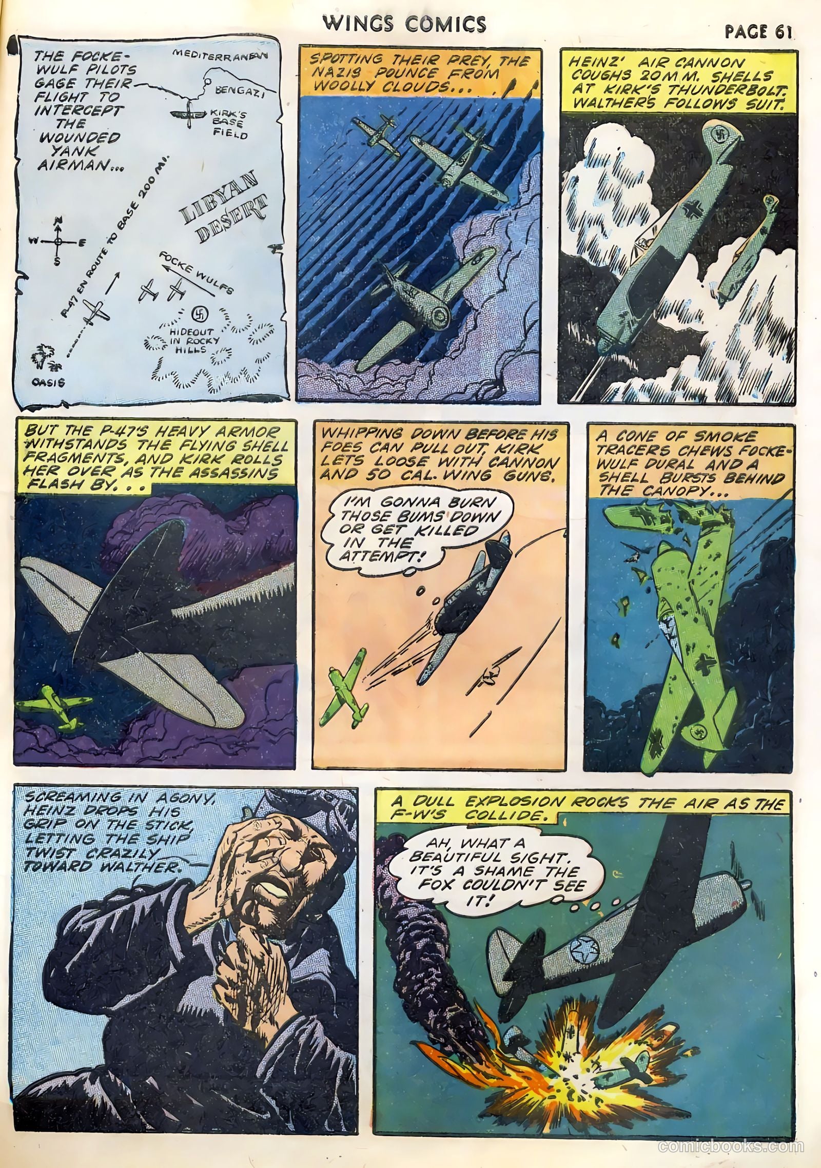 Wings Comics #33 (1943) — page 63 of 68