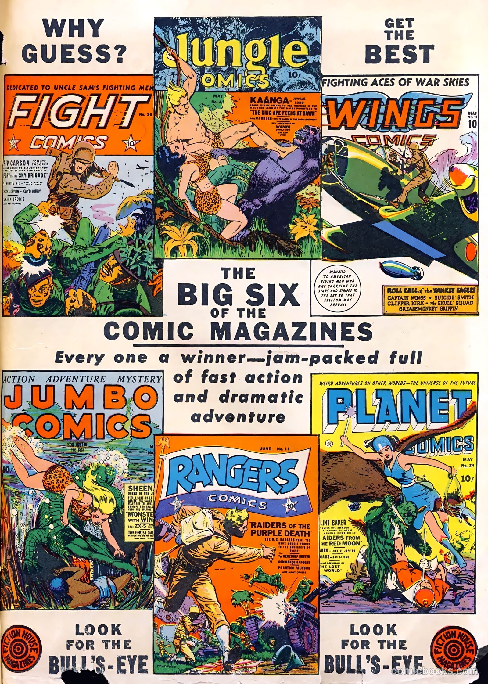 Wings Comics #33 (1943) — page 67 of 68