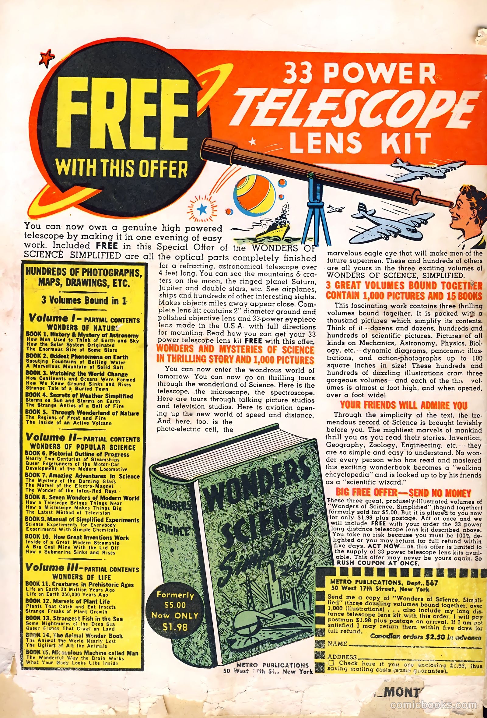 Wings Comics #33 (1943) — page 68 of 68